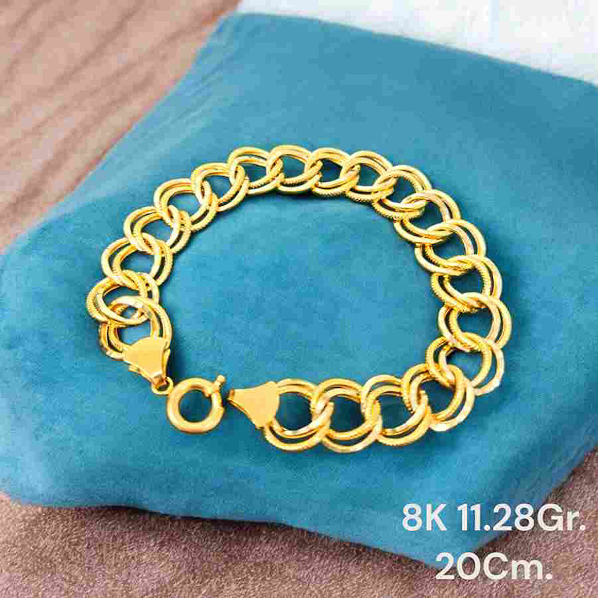 8AYAR 11.28GRAM ALTIN SAMANYOLU BİLEKLİK