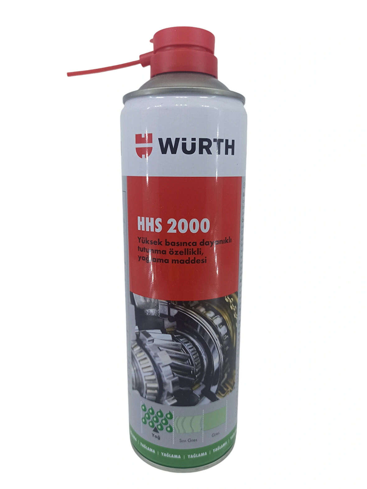  0893106 028 WÜRTH HHS 2000-YAĞLAMA SPREYİ 500ML TUTUNMA ÖZELLİKLİ YAĞLAYICI