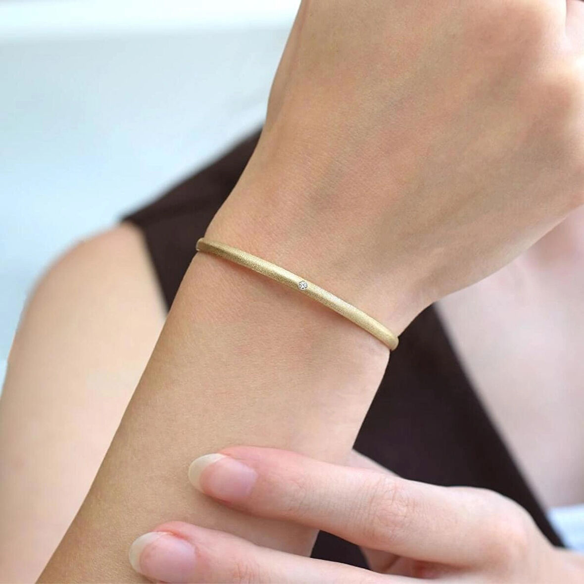 Tektaş Otantik Altın Kelepçe Bileklik