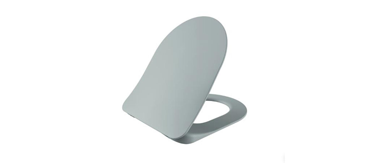 Creavit Duck Duroplast Yavaş Kapanan Klozet Kapağı - Matt Cool Grey