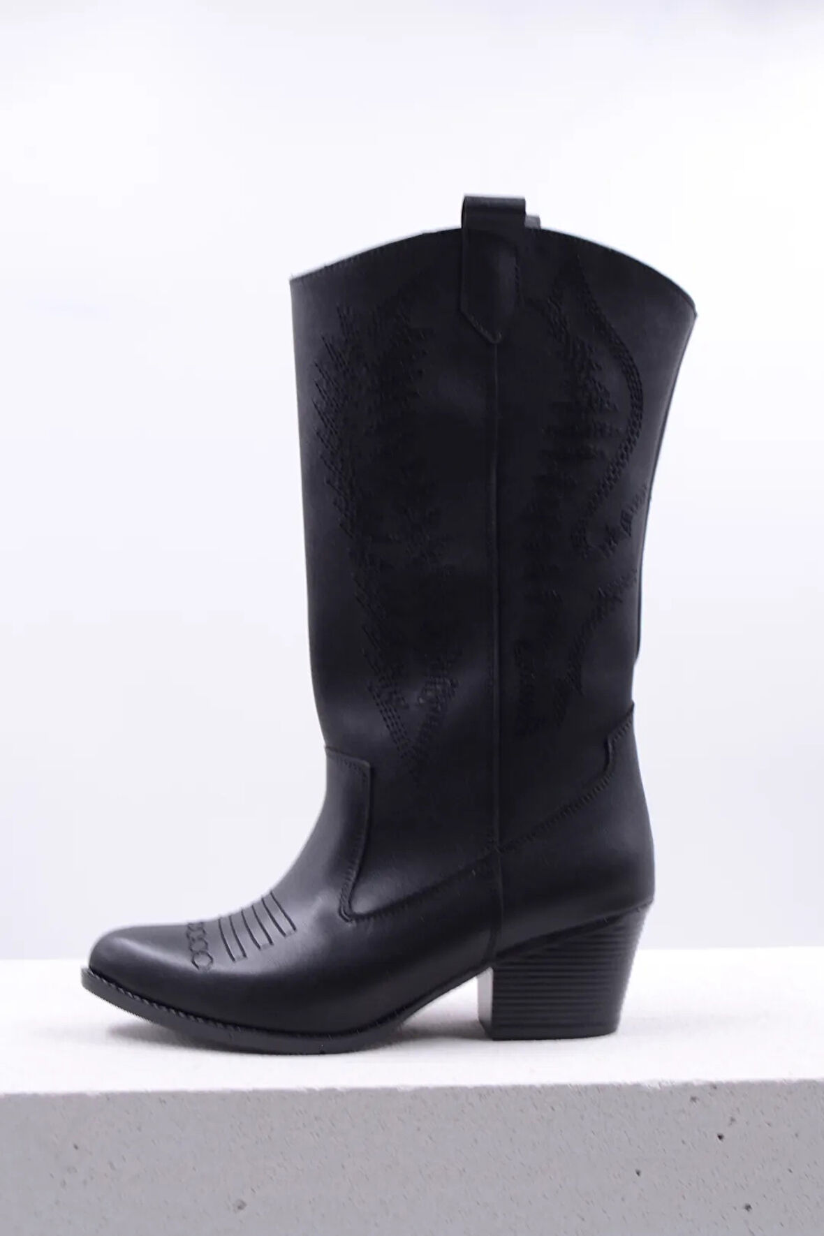 Calamity Jane İşlemeli Kovboy Kadın Çizme