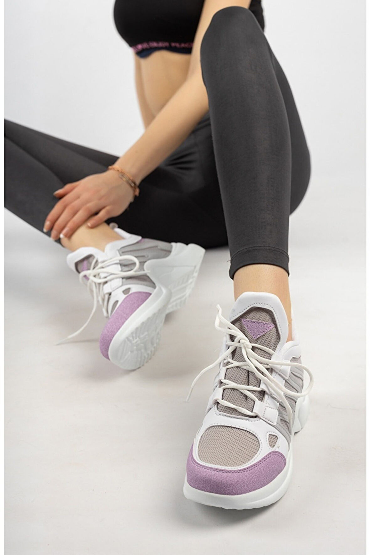 Lambırlent 2133 Kadın Fashion Spor Sneaker Ayakkabı