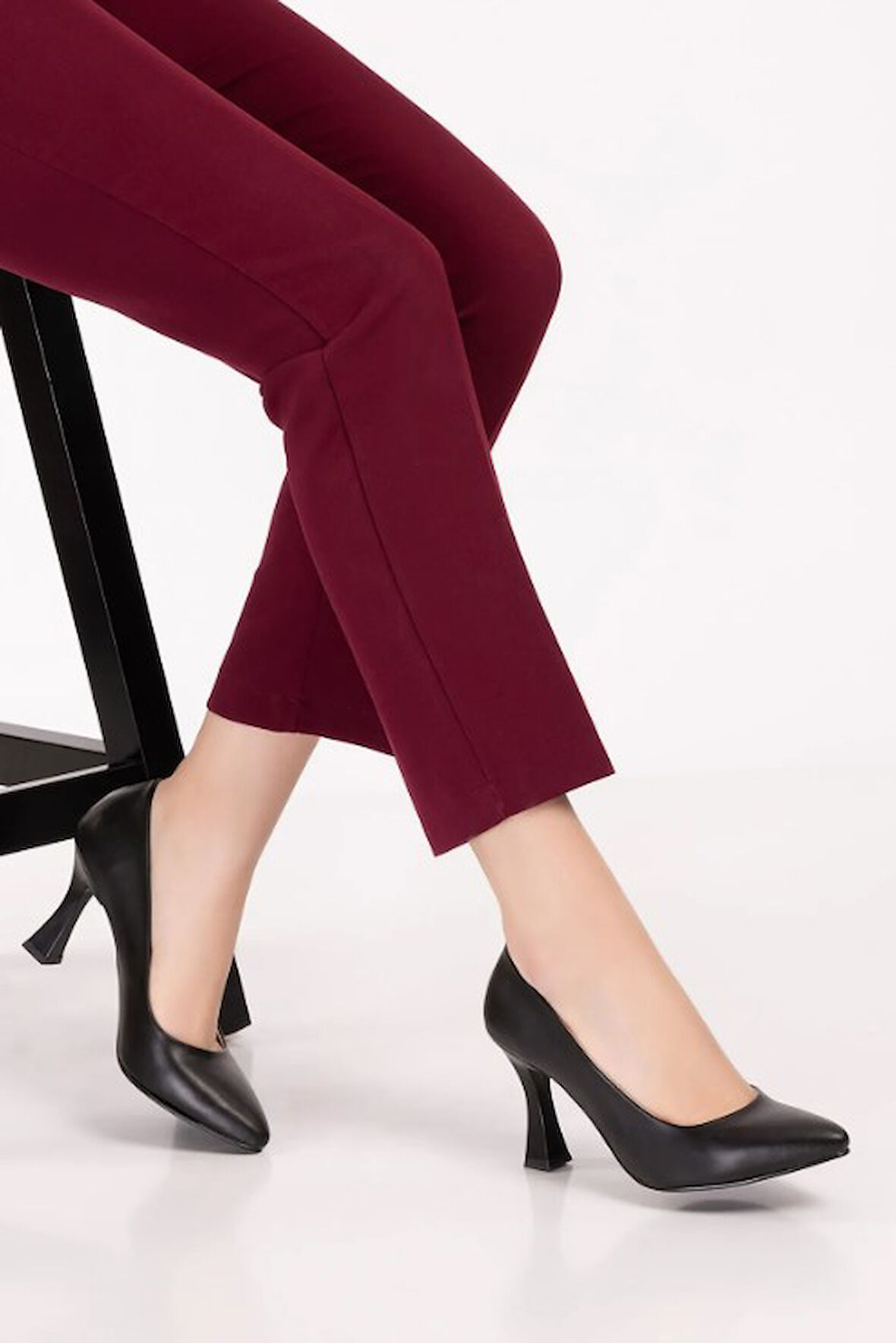 Feles Kadeh Topuklu Kadın Stiletto Ayakkabı