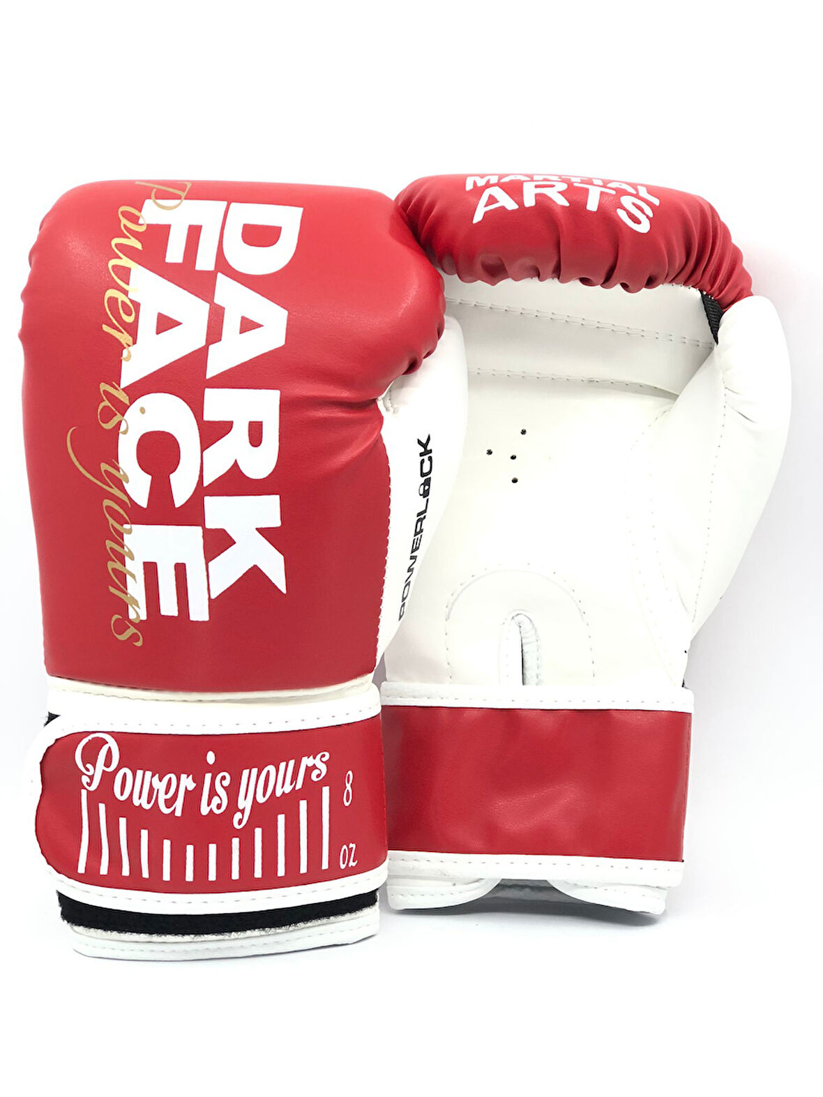 Dark Face Ring Powerlack Boks Ve Kick Boks Eldiveni