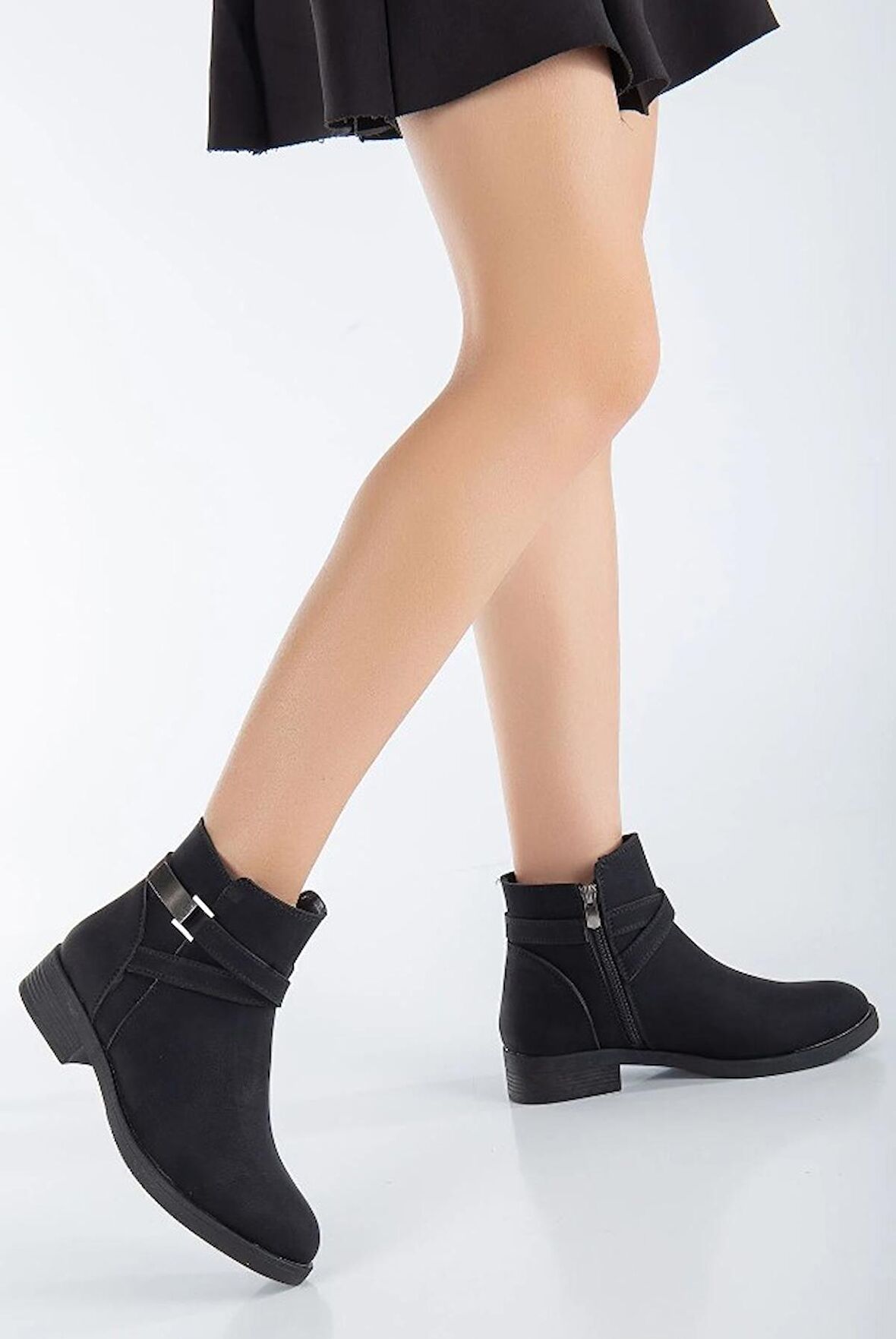 Ayakdaş 2657 Kauçuk Düz Taban Kadın Bot