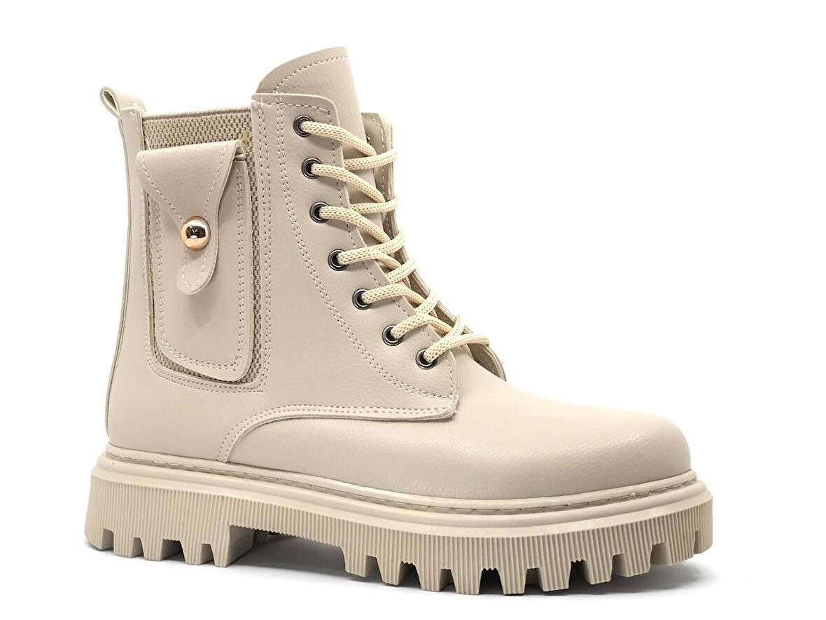 Feles Yandan Lastikli Postal Kadın Bot