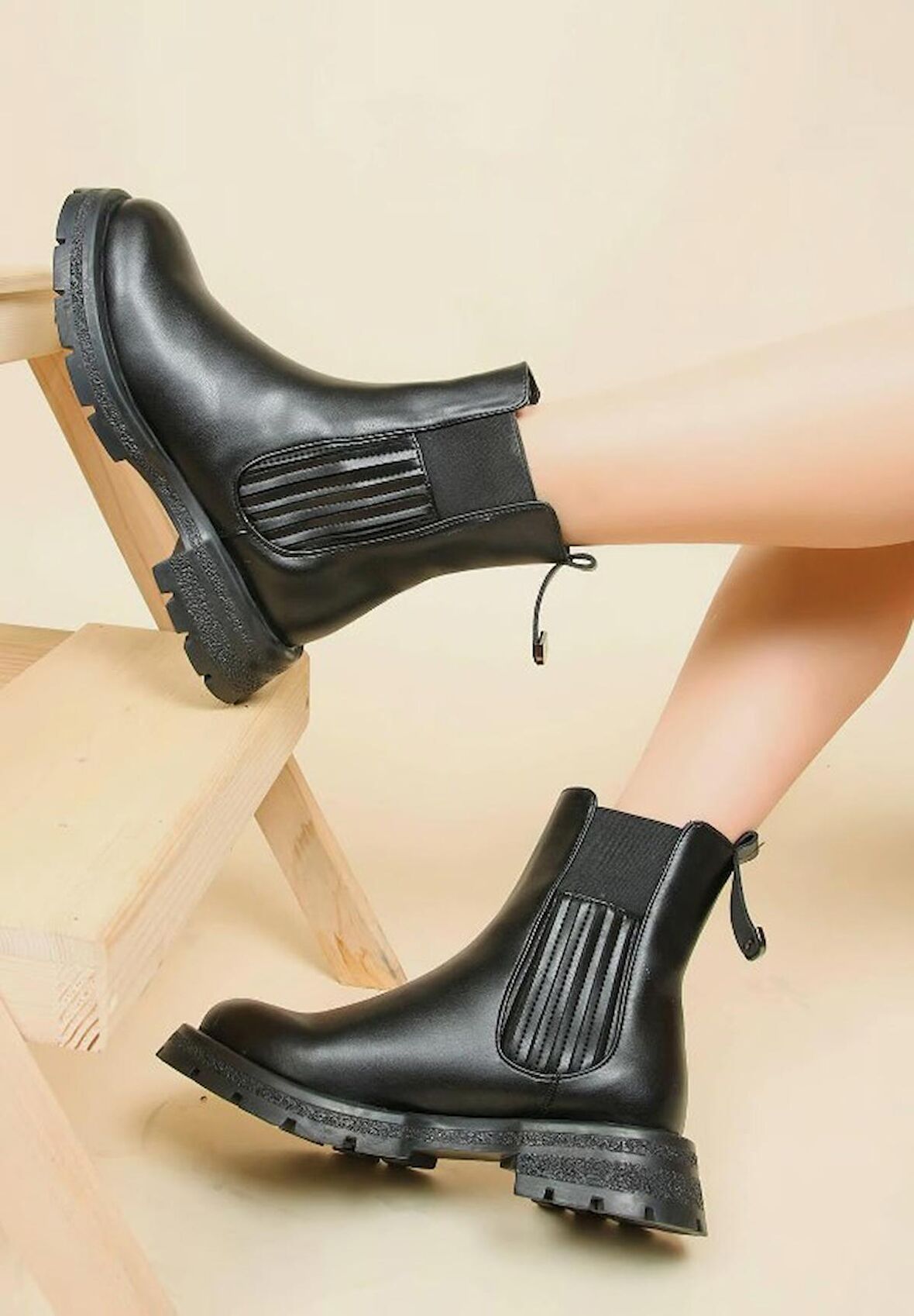 Feles Kadın Bot Elastik Tabanlı Chelsea Günlük Bot Kadın Bot