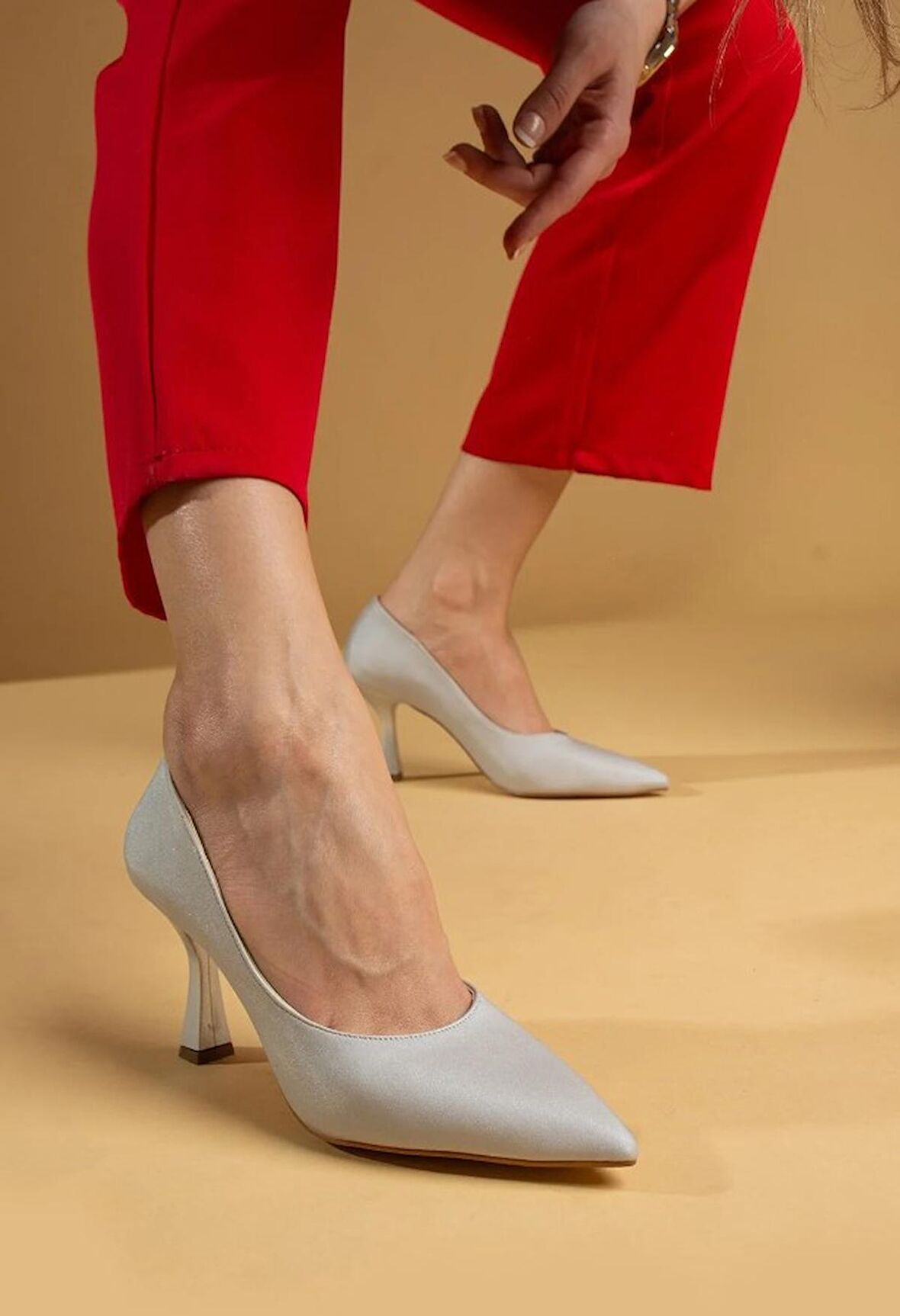 Feles Kadeh Topuklu Kadın Stiletto Ayakkabı