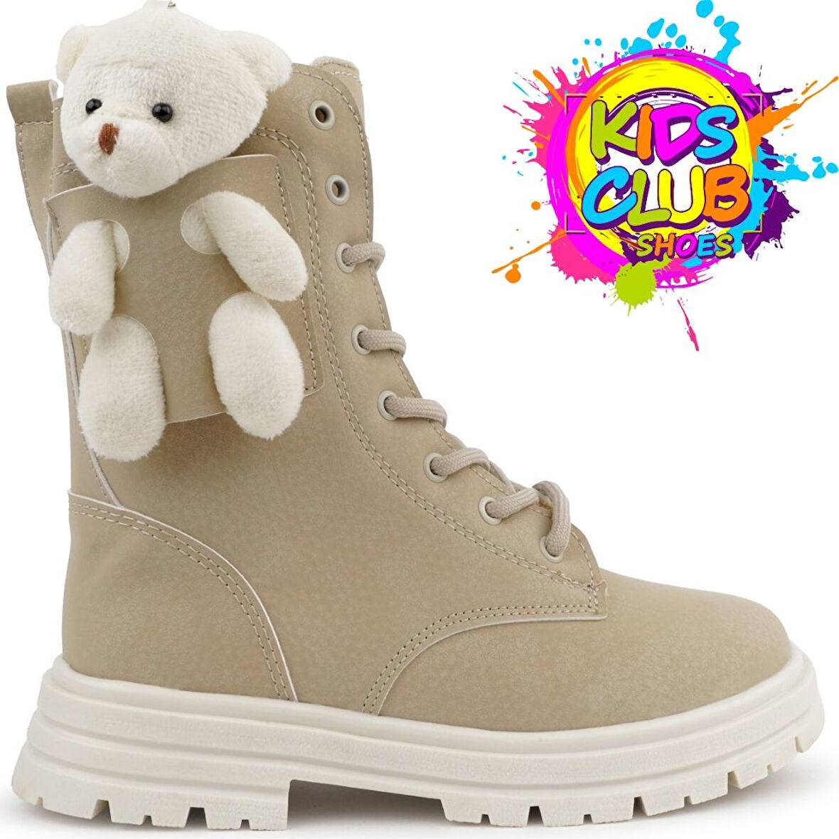 Kids Club Shoes Perla Hayvan Figürlü Ortopedik Kaymaz Taban Unisex Çocuk Bot