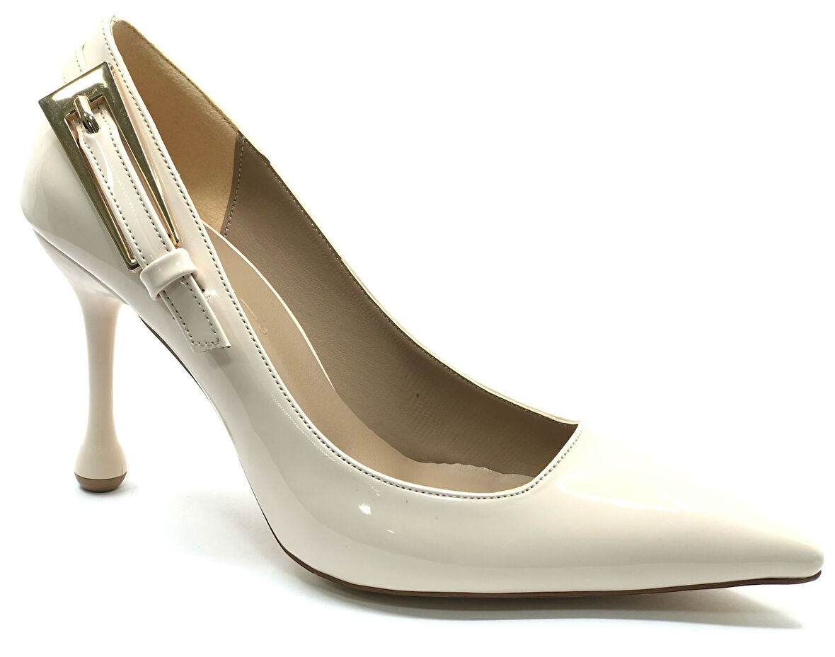 Feles Kemer Detaylı  Stiletto Kadın Topuklu Ayakkabı