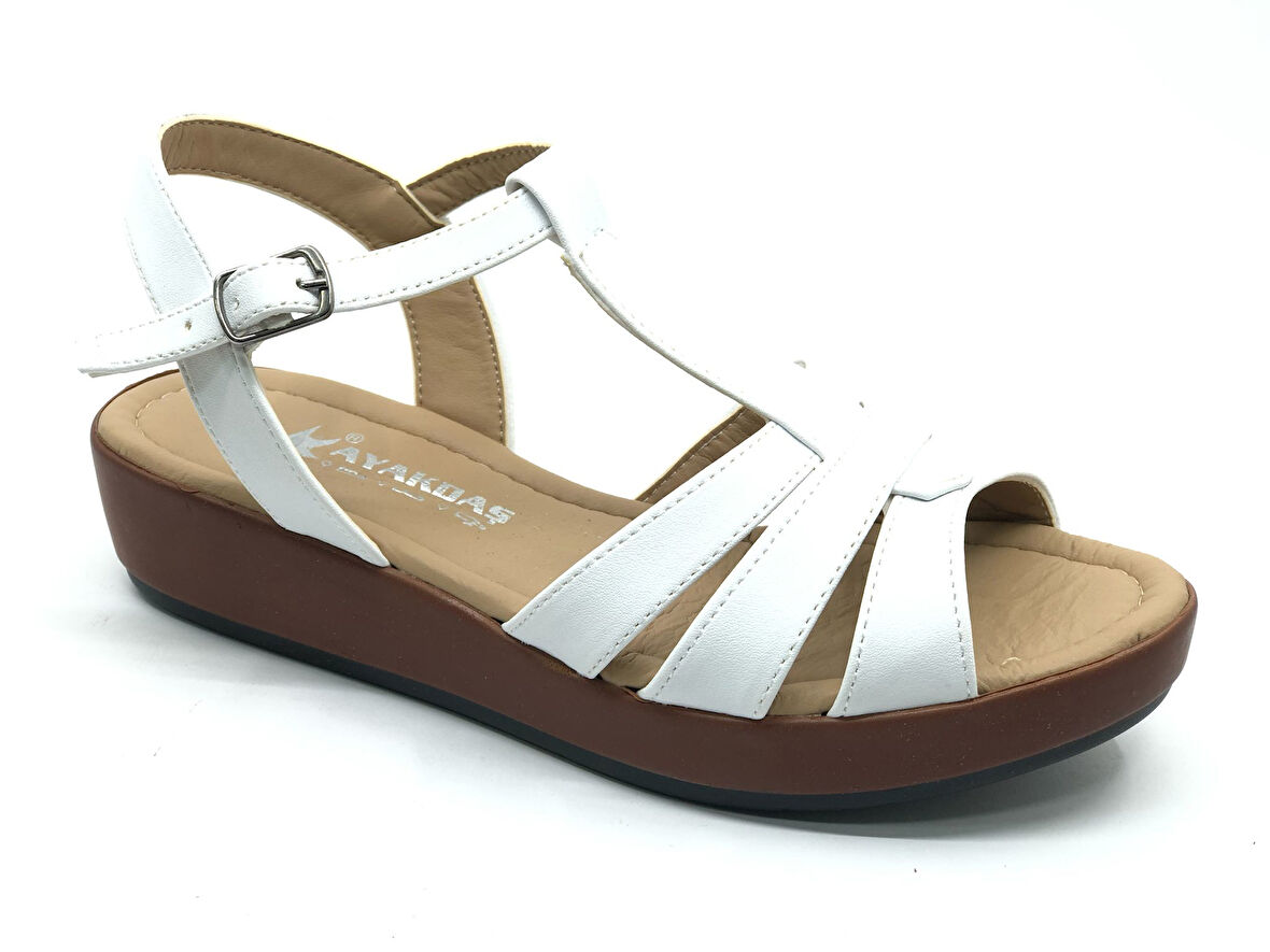 Ayakdaş 1040 Kadın Düz Taban Sandalet