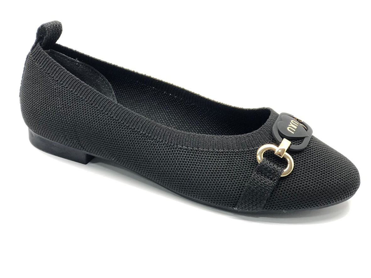 Feles Tiriko Toka Detaylı Kadın Babet Ayakkabı