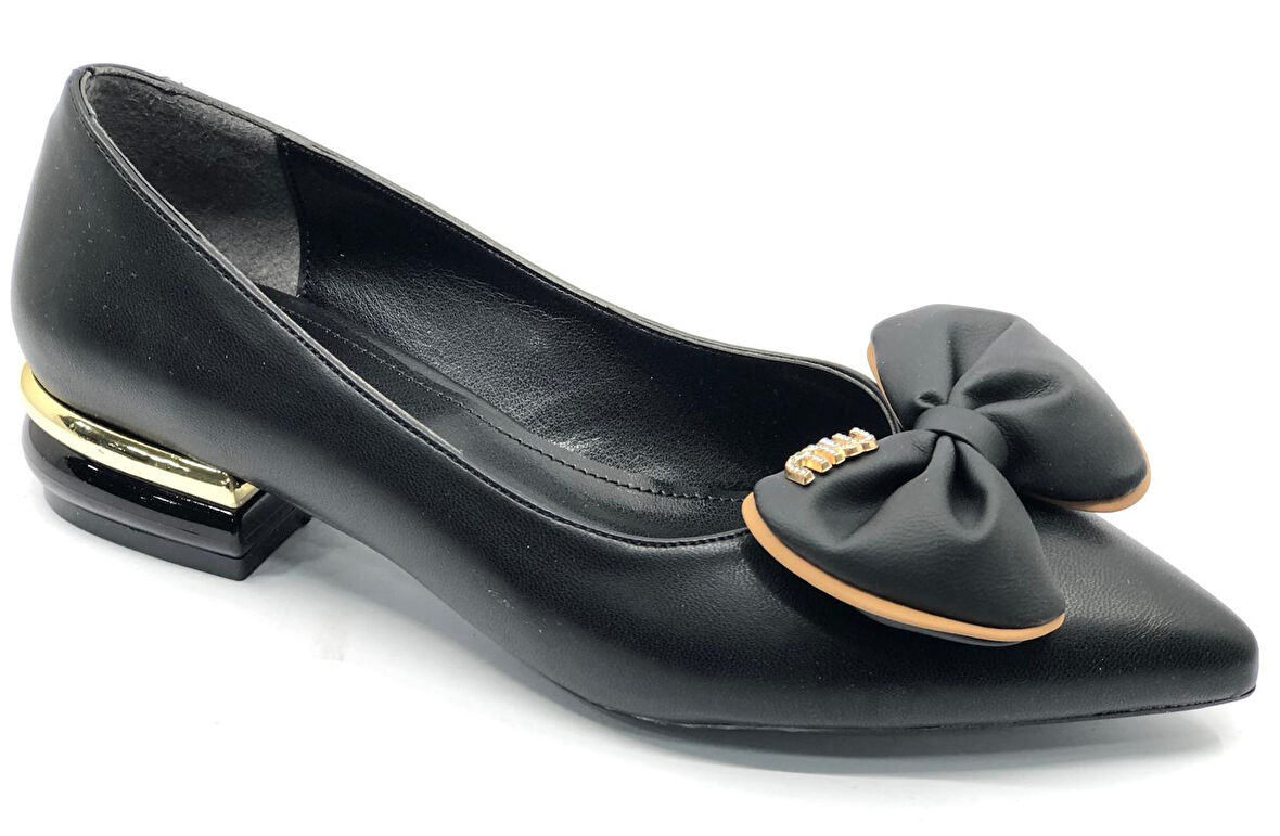 Feles Silindir Topuk Detaylı Kadın Ayakkabı