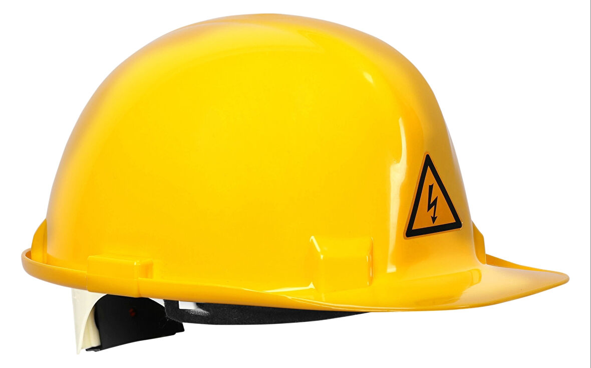 Elektrikçi Baret İş Güvenliği Kaskı 1560 Essafe Yerli