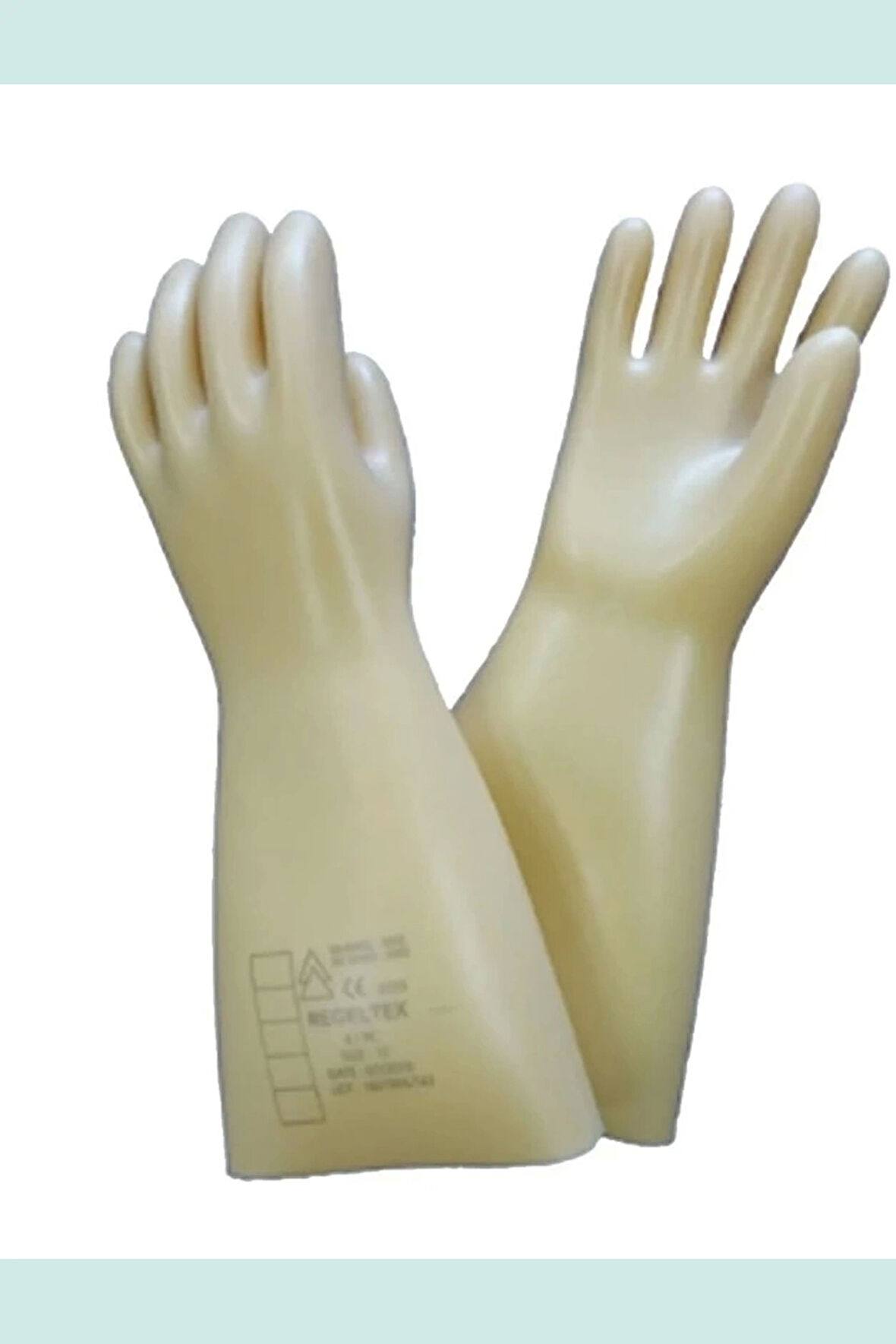 Regeltex 5kV Izolasyonlu Elektrikçi Eldiveni CE EN 60903 ISO 9001 İzole Eldiven France Std
