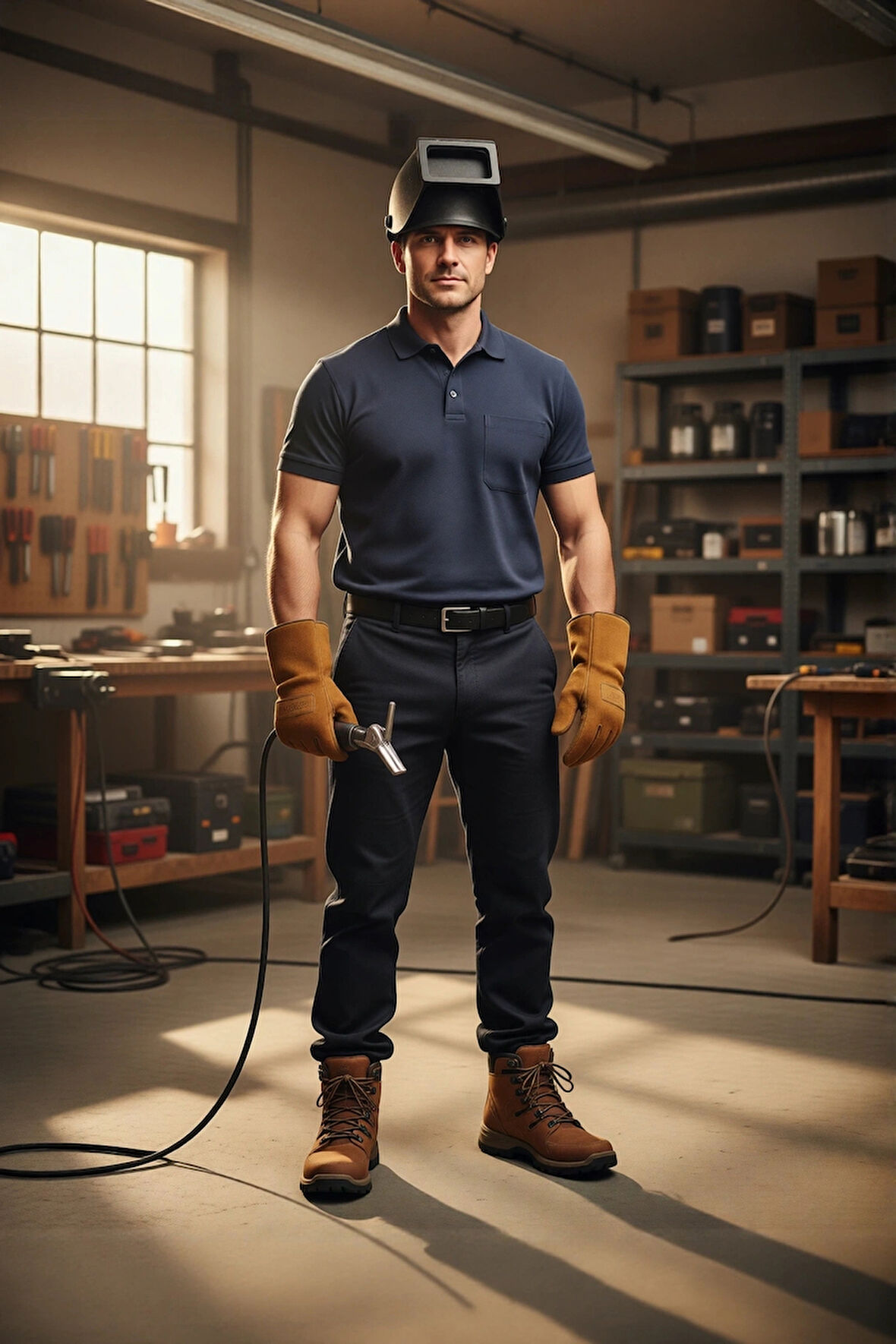 G5558NKU Nubuk Kum Erkek Outdoor Bot Su Geçirmez Kaymaz Taban Casual