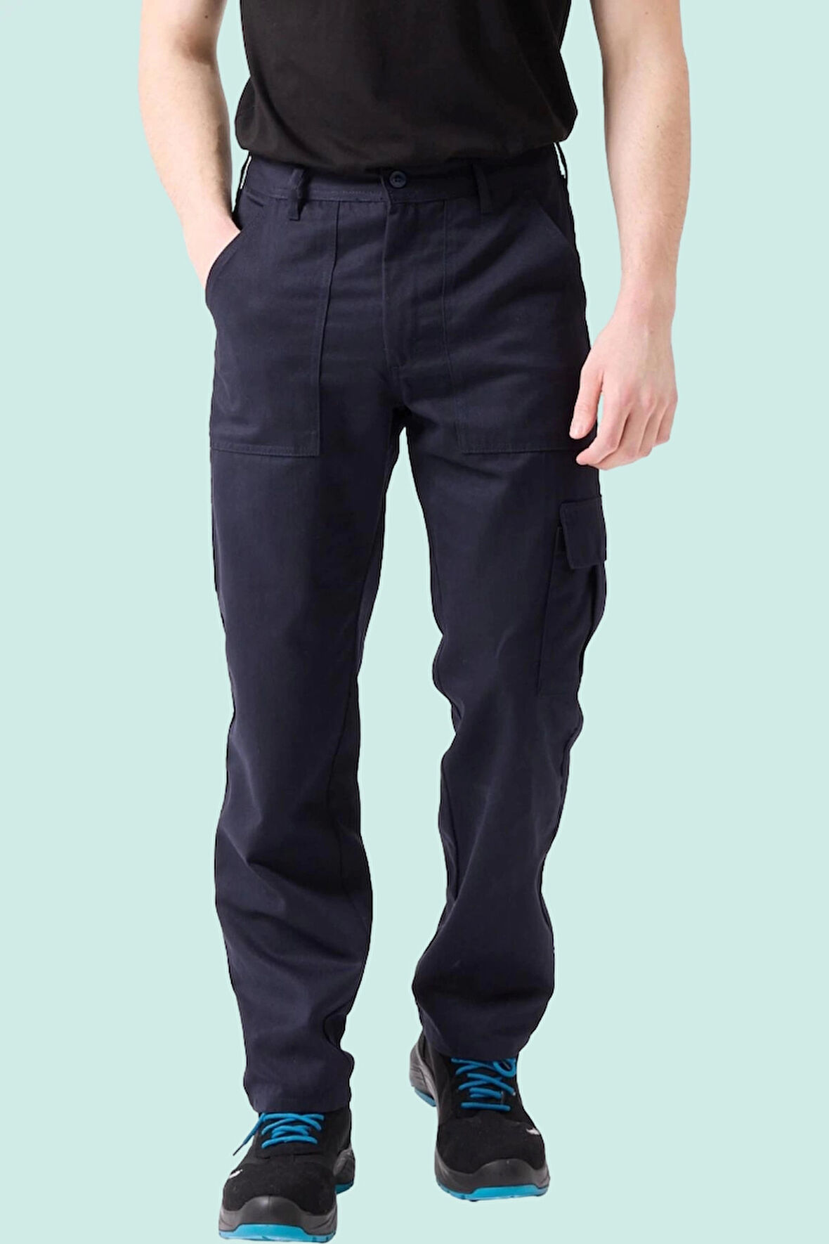 Erkek Kargo Pantolon 65 Polyester İş Pantolonu Galanthus Technic Cepli Rahat Kalıp