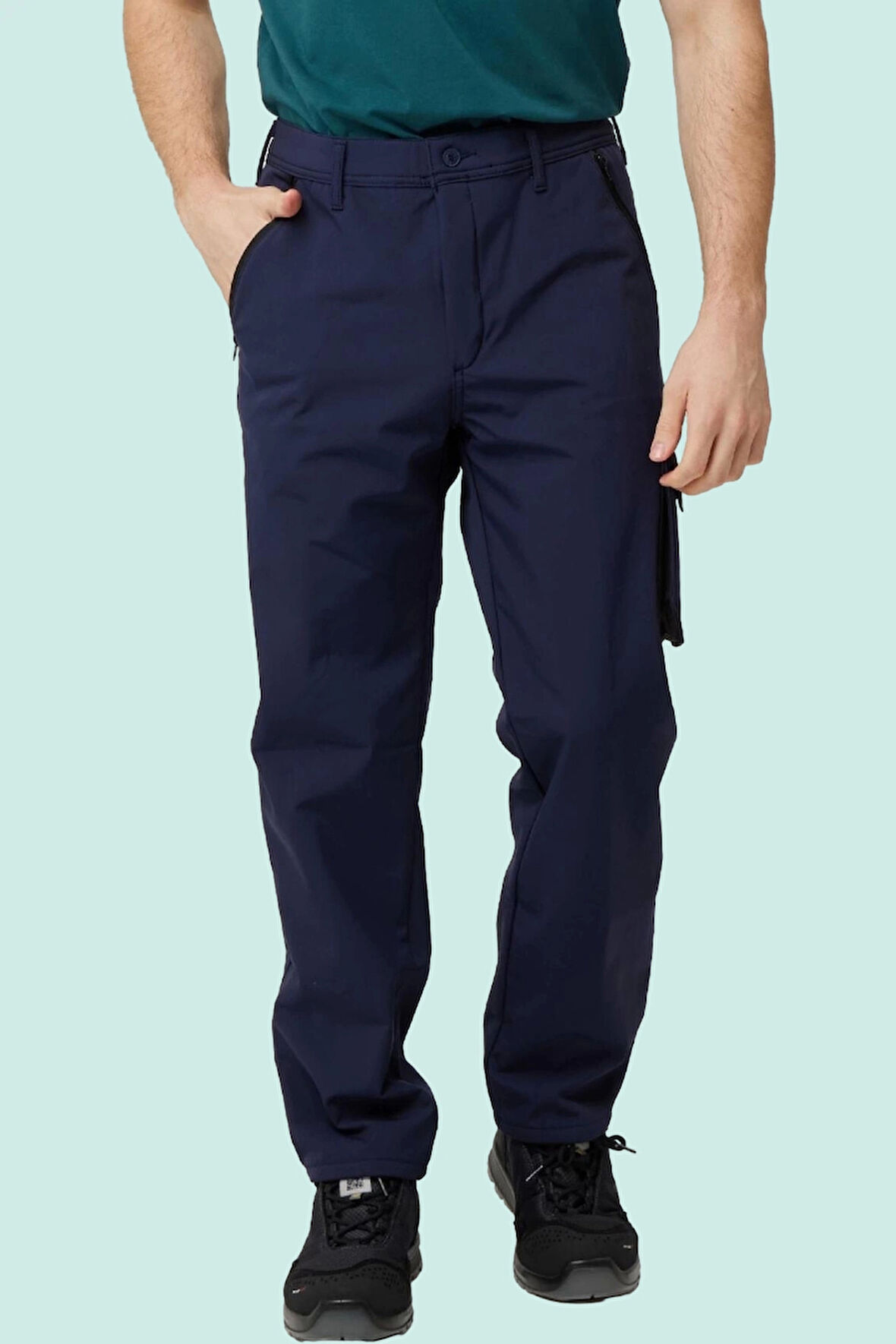 Kışlık İş Pantolonu Su Geçirmez Polar Astarlı Argemon Pantolon Isı Yalıtımlı Outdoor