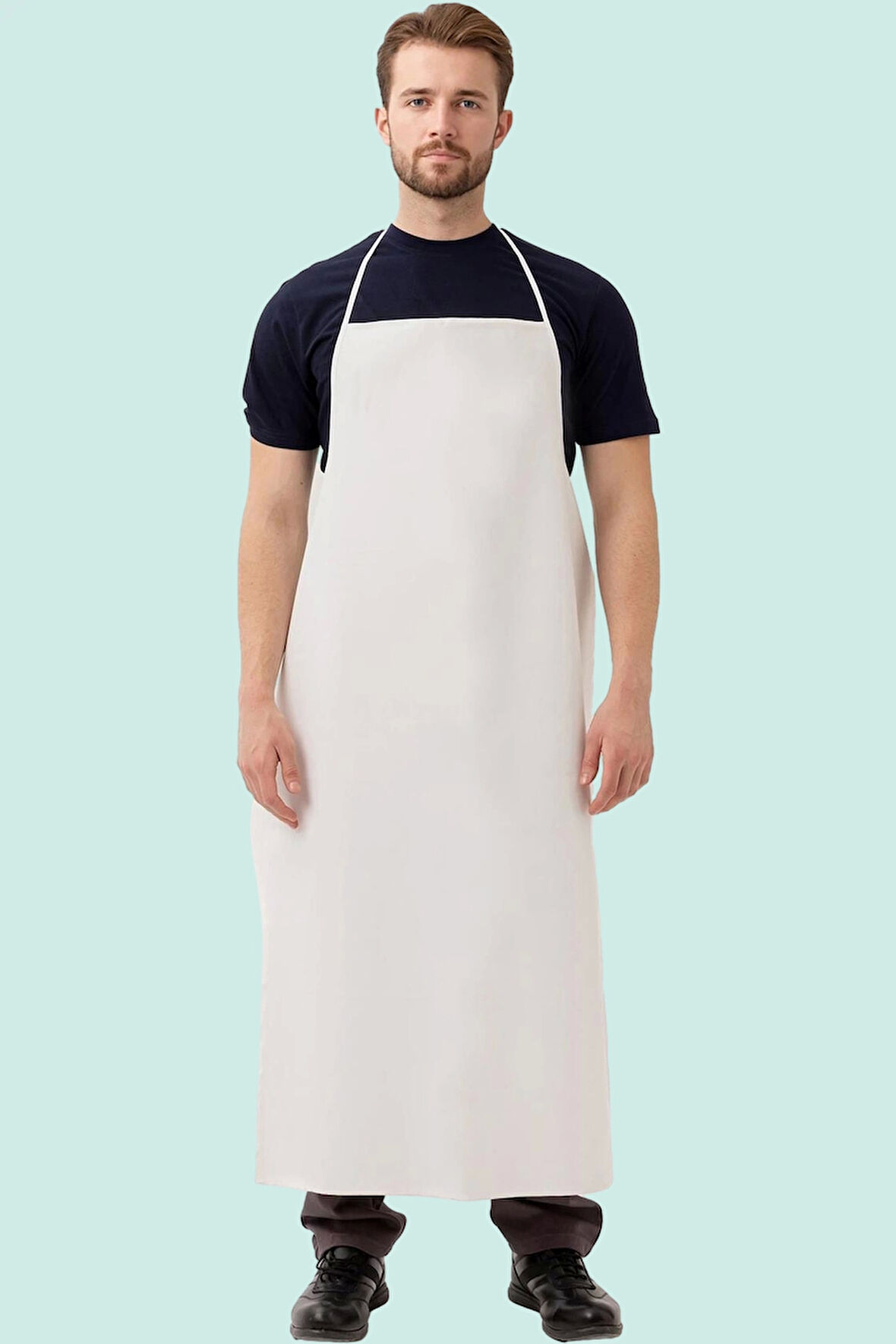 Uzun Mutfak Önlüğü İş Güvenliği Yucca