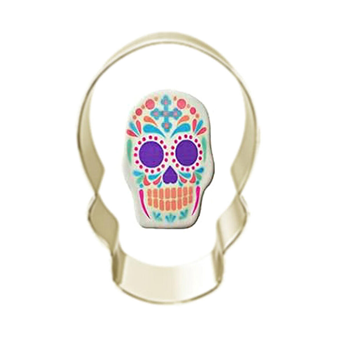 Halloween Kafatası-1 Kurabiye Kalıbı Şekillendirici Kopat