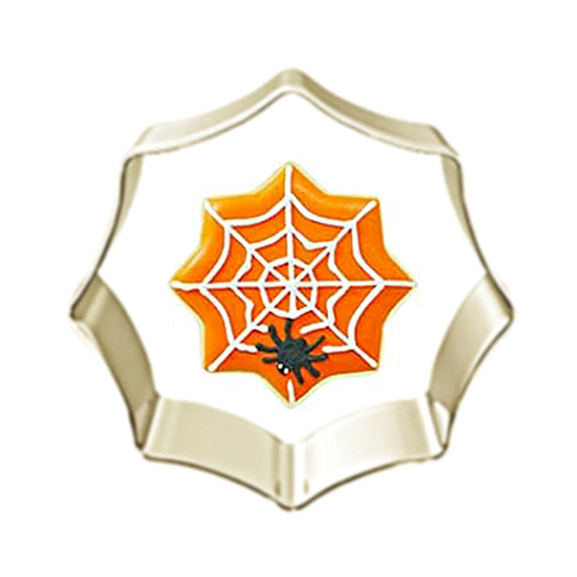 Halloween Örümcek Ağ Kurabiye Kalıbı Şekillendirici Kopat