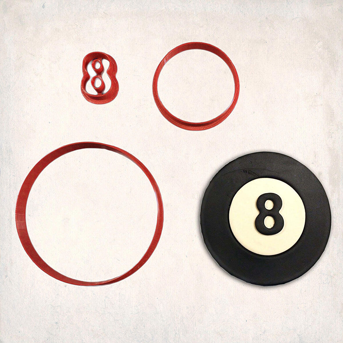 8 Top Detay Kurabiye Kalıp Seti 3’lü