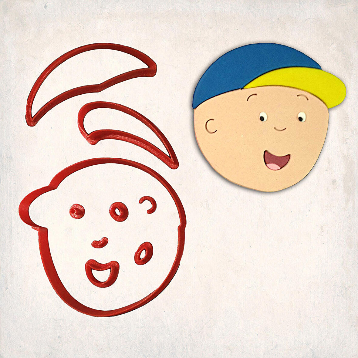 Caillou Detay Kurabiye Kalıp Seti 9’lu