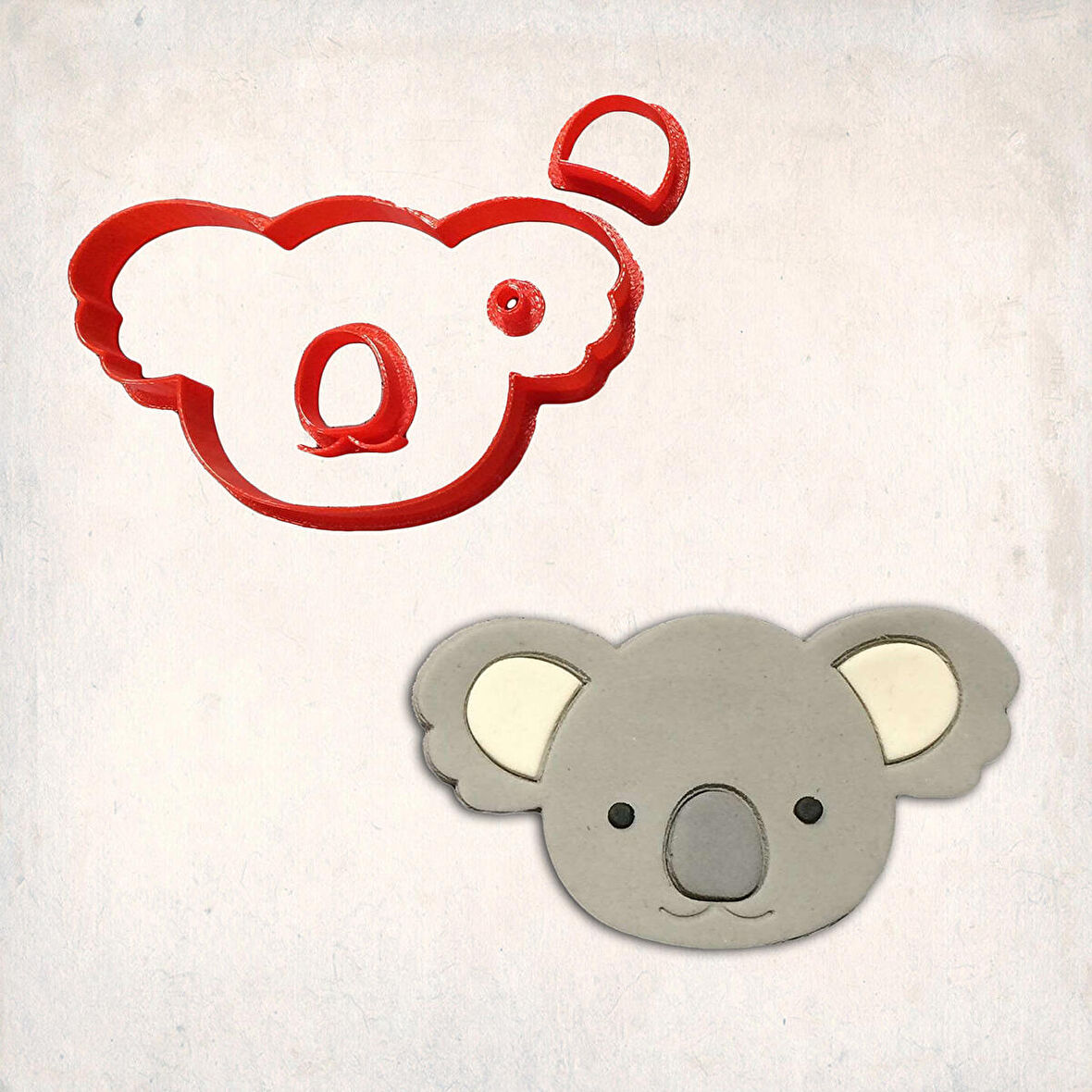 Koala Yüz Detay Kurabiye Kalıp Seti 4’lü