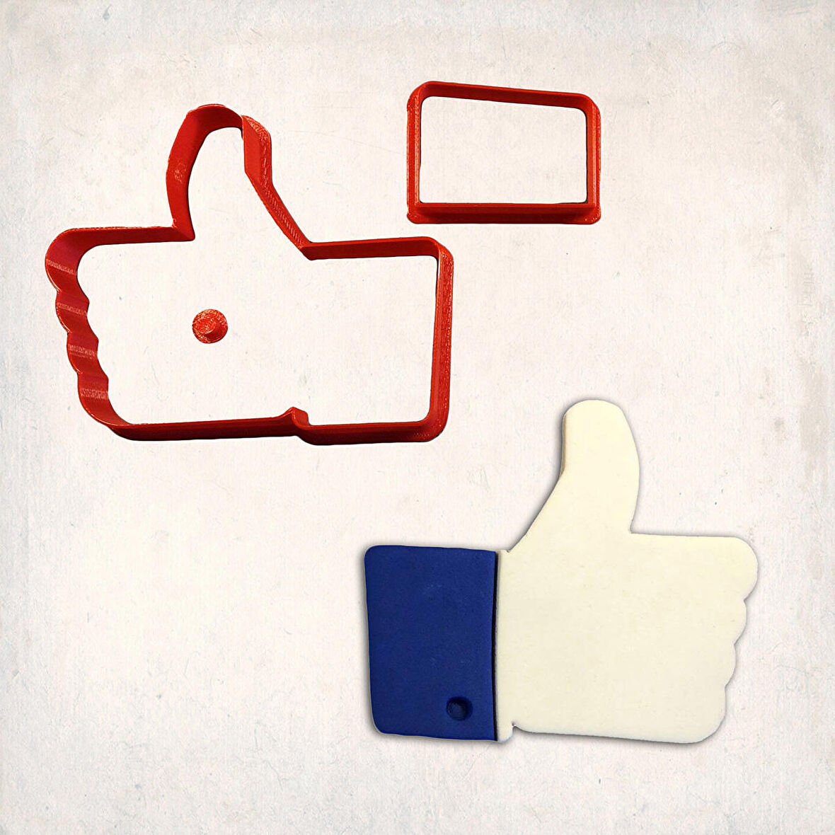 Beğeni Detay Kurabiye Kalıp Seti 3’lü