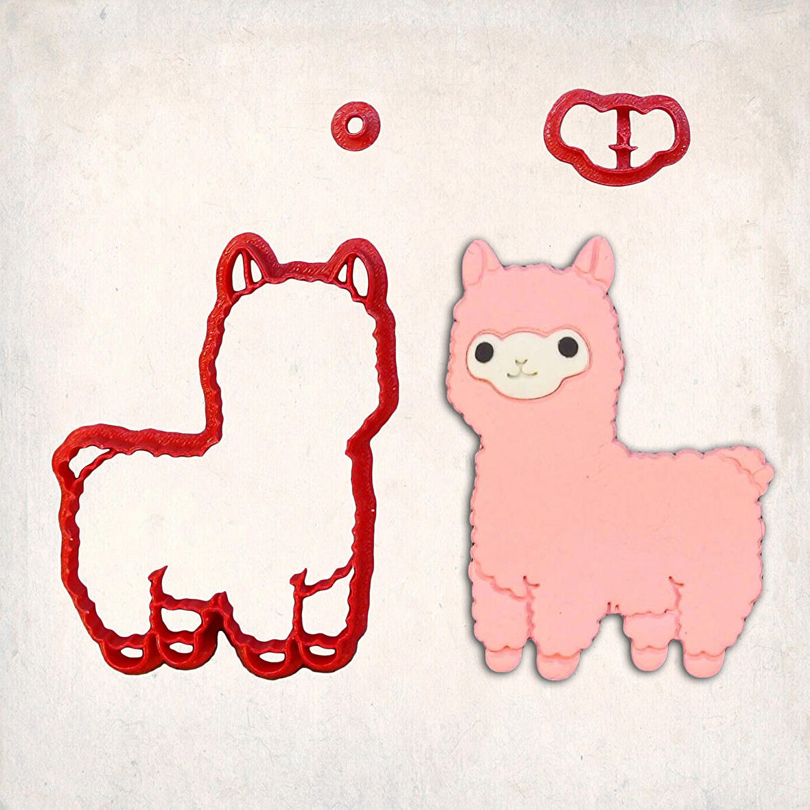 Lama Detay Kurabiye Kalıp Seti 3’lü