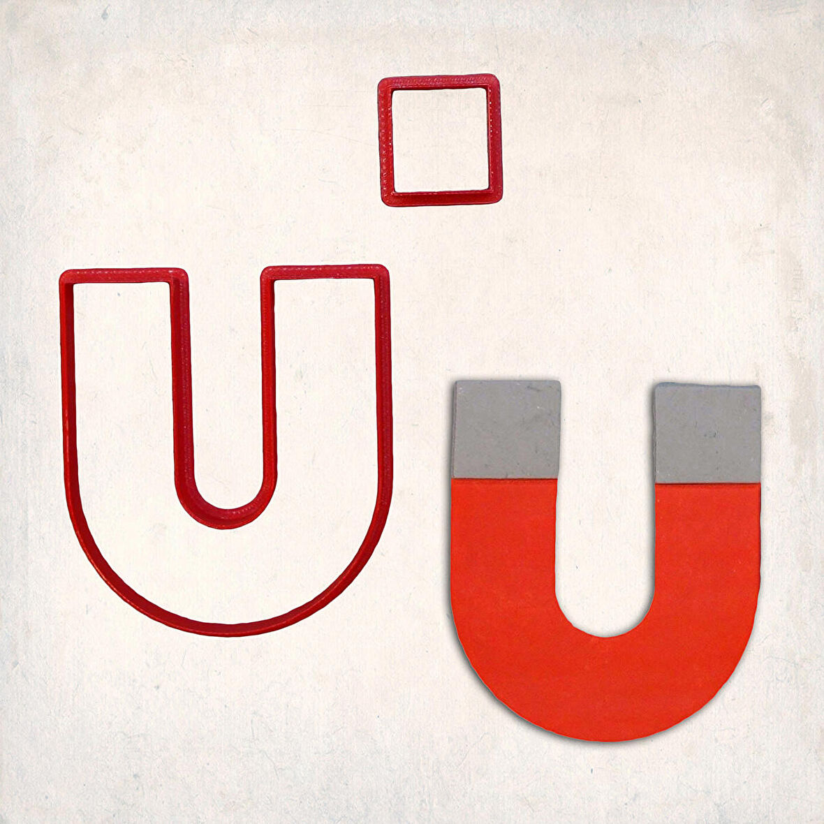 Mıknatıs Detay Kurabiye Kalıp Seti 2’li