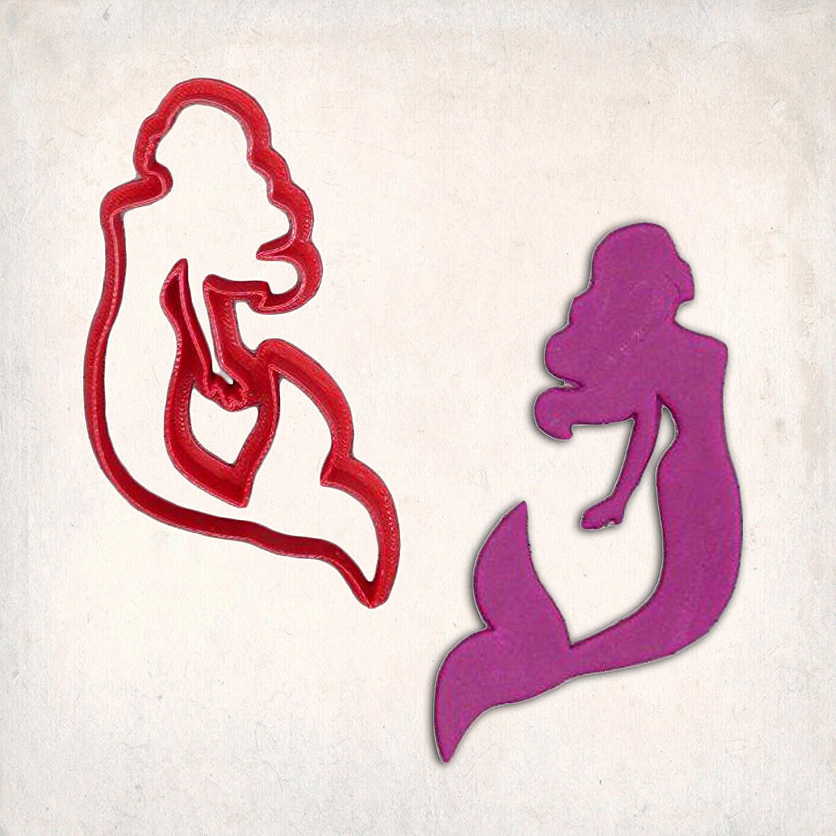 Deniz Kızı 2 Kurabiye Kalıbı Şekillendirici Kopat