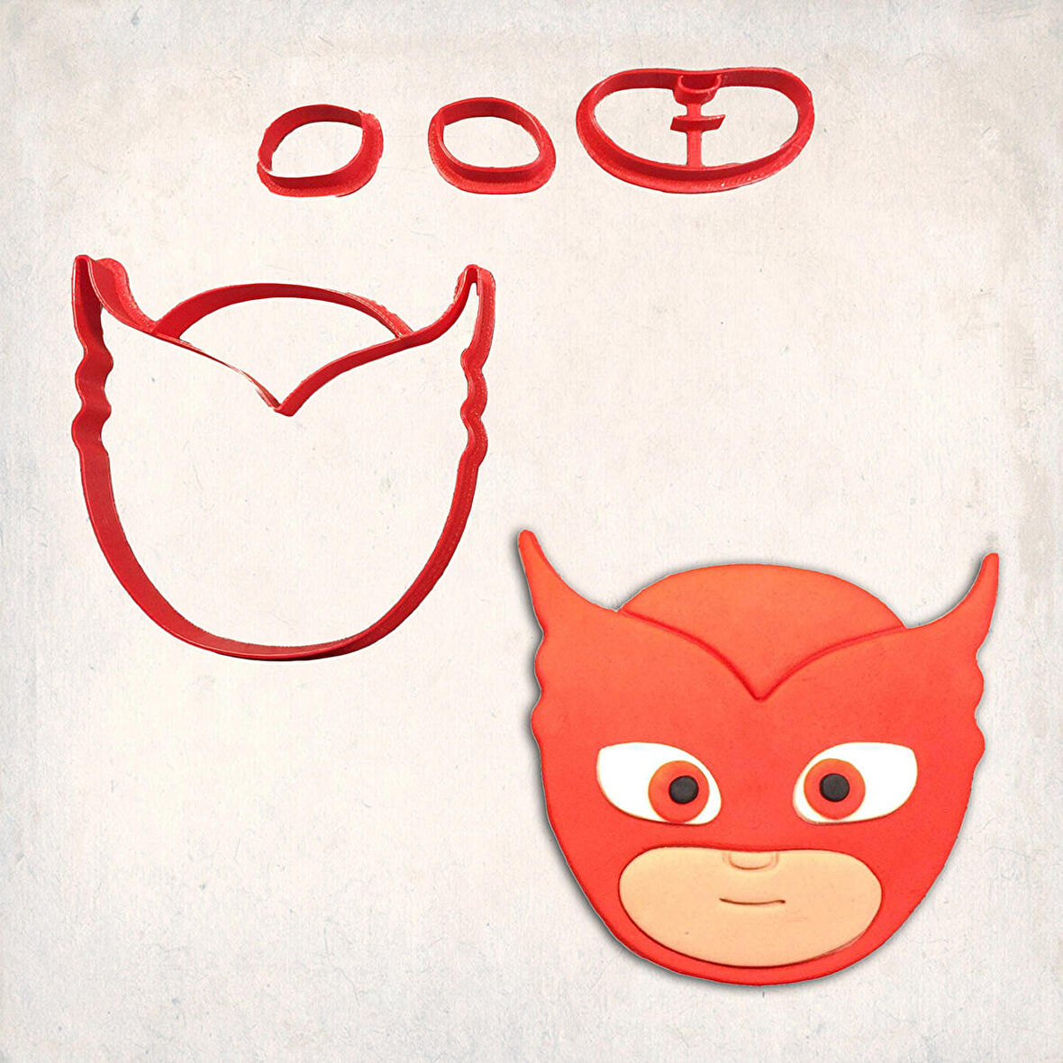 PJ Mask Owlette Detay Kurabiye Kalıp Seti 4’lü