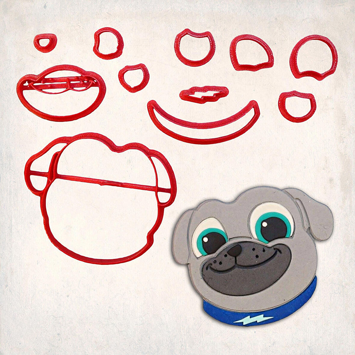 Puppy Dog Pals Detay Kurabiye Kalıp Seti 11’li