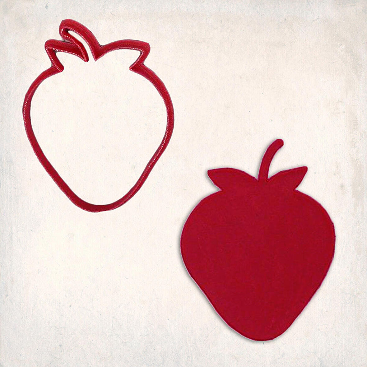 Çilek Kurabiye Kalıbı Şekillendirici Kopat