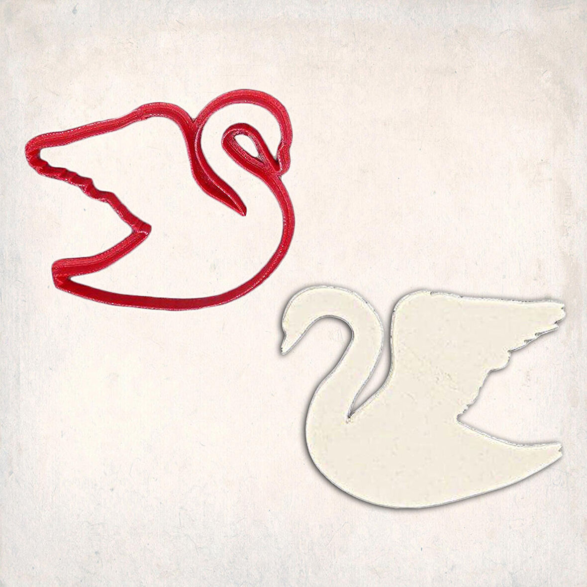 Kuğu Kurabiye Kalıbı Şekillendirici Kopat