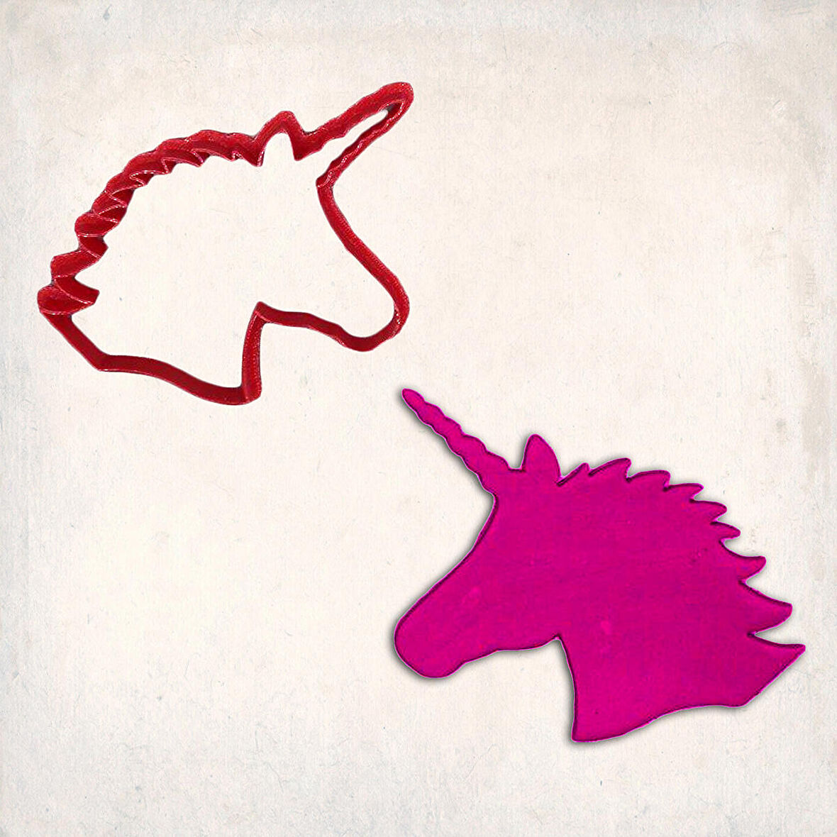 Unicorn Kurabiye Kalıbı Şekillendirici Kopat