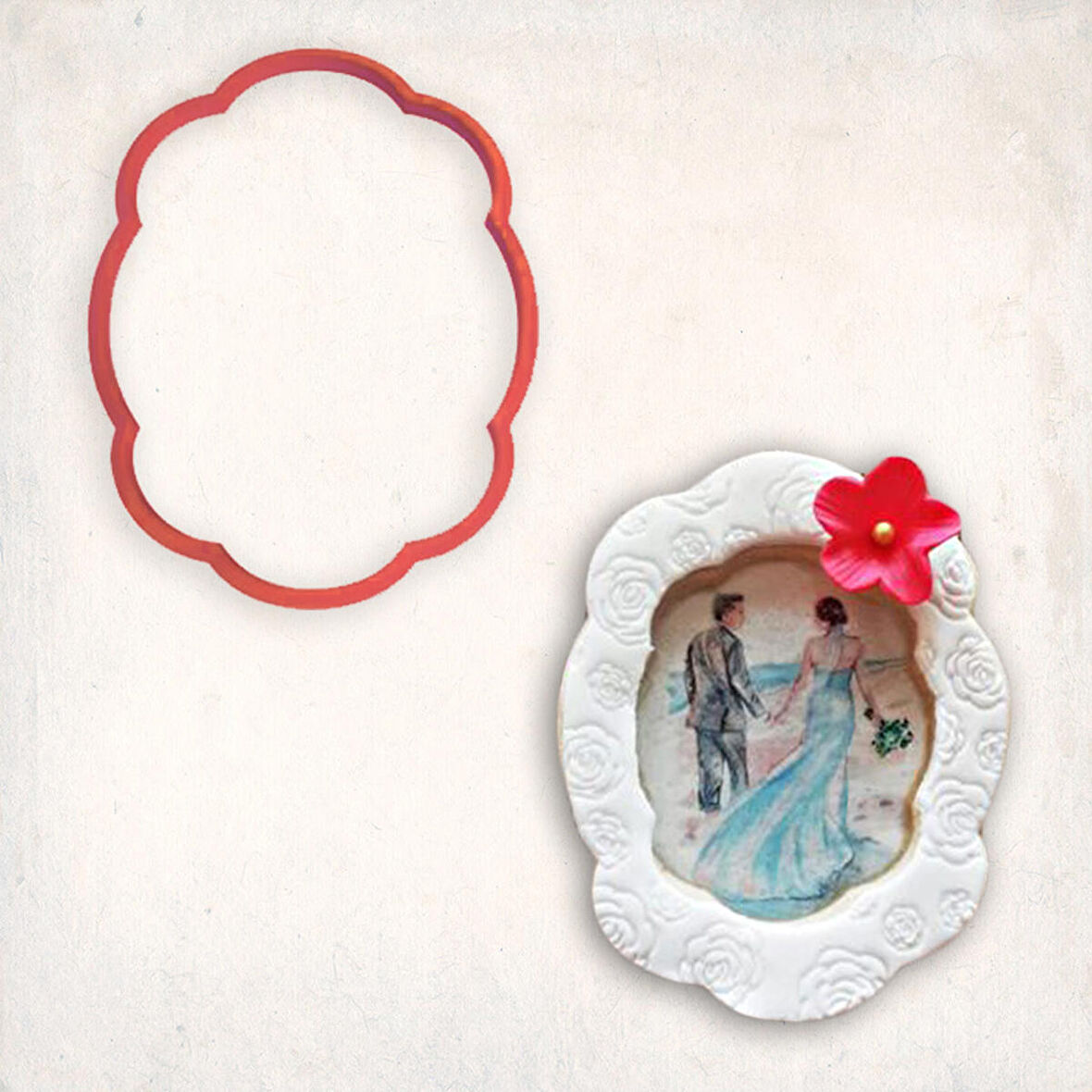 Çerceve-2 Kurabiye Kalıbı Şekillendirici Kopat