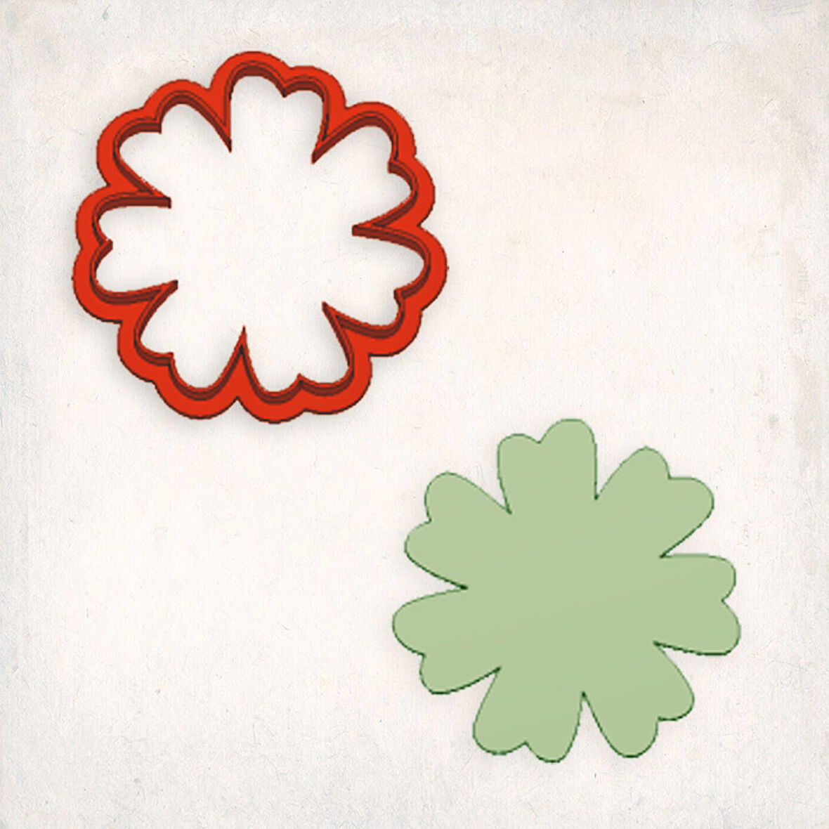 Çiçek-1 Kurabiye Kalıbı Şekillendirici Kopat 8cm