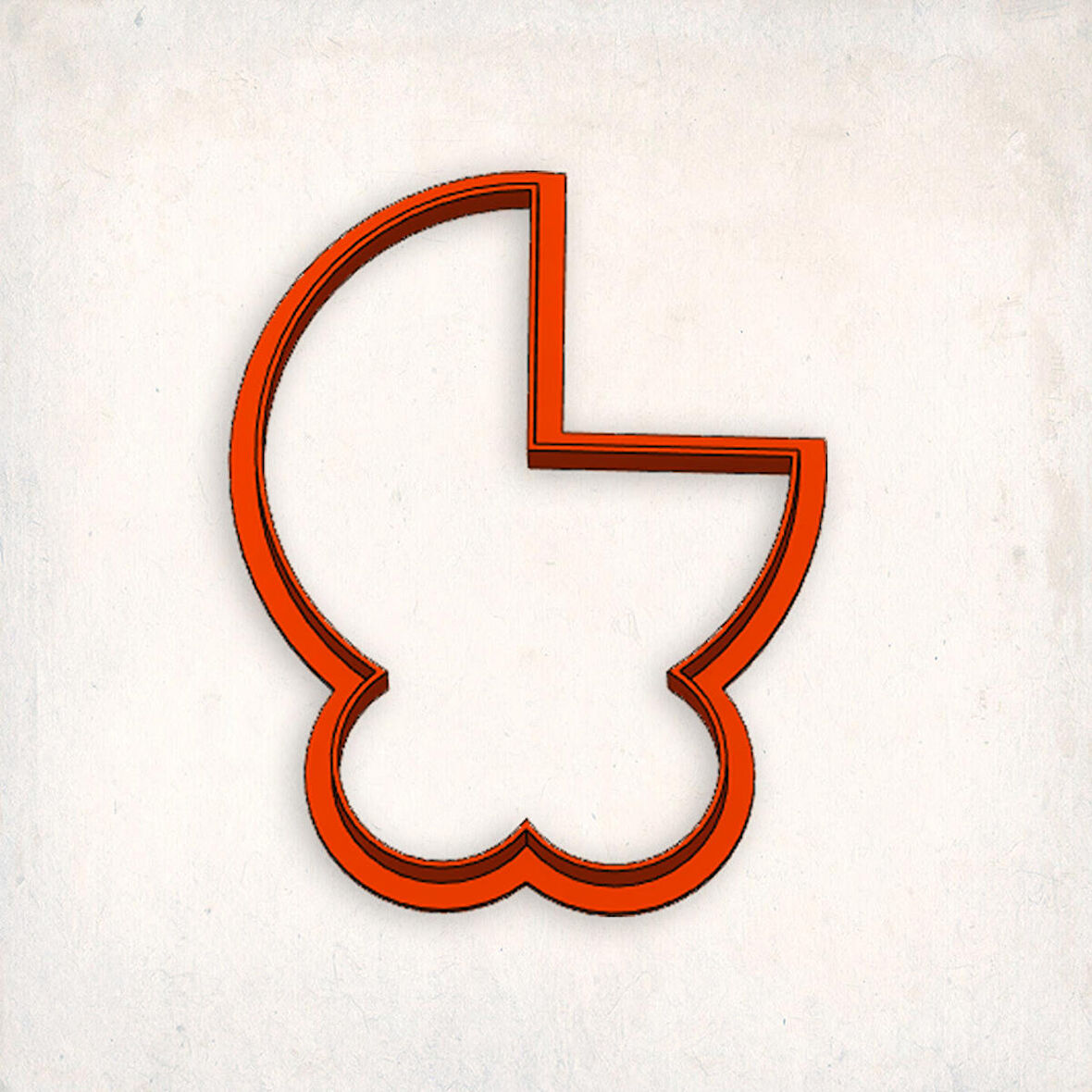 Bebek Arabası Puset-1 Kurabiye Kalıbı Şekillendirici Kopat