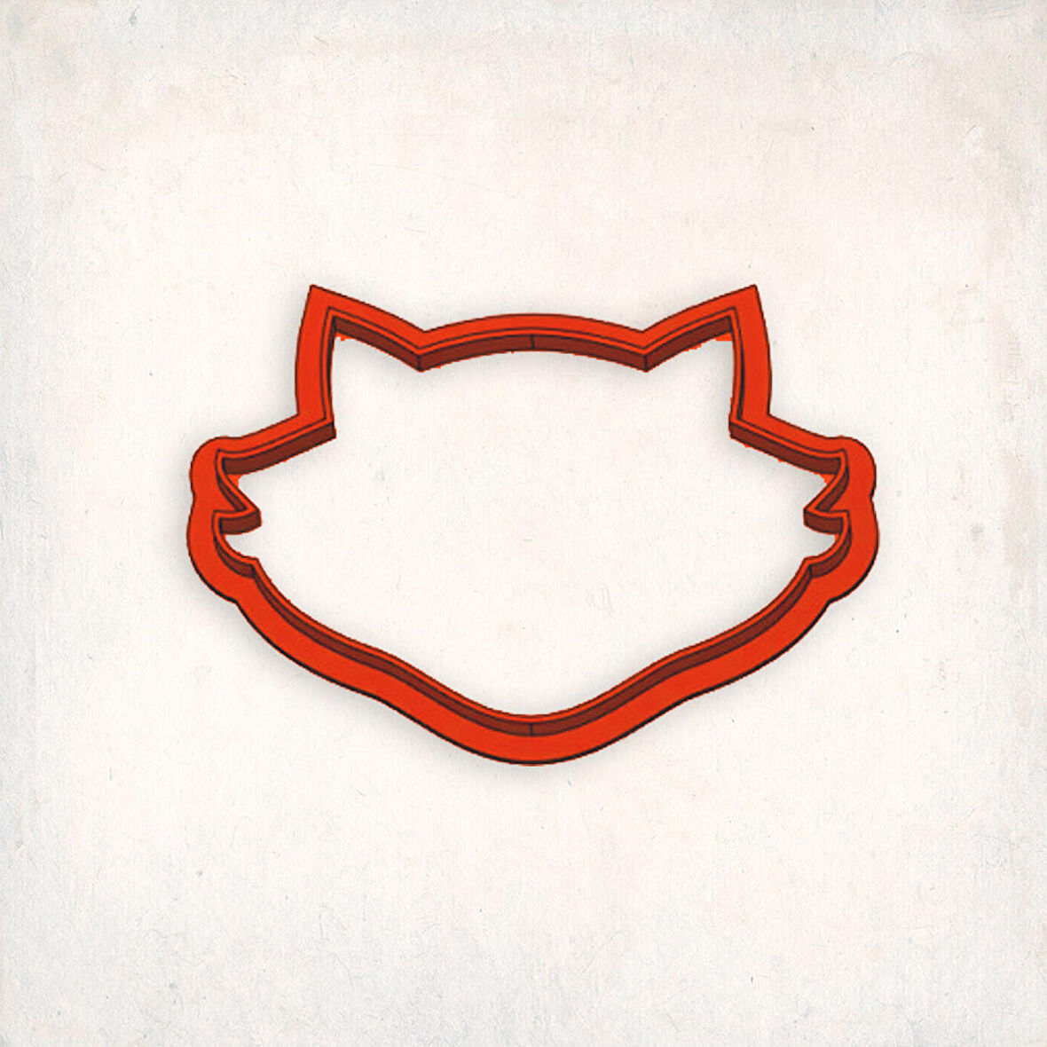 Tilki Kafa Kurabiye Kalıbı Şekillendirici Kopat