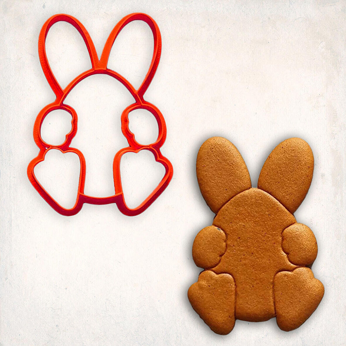 Tavşan Kurabiye Kalıbı Şekillendirici Kopat