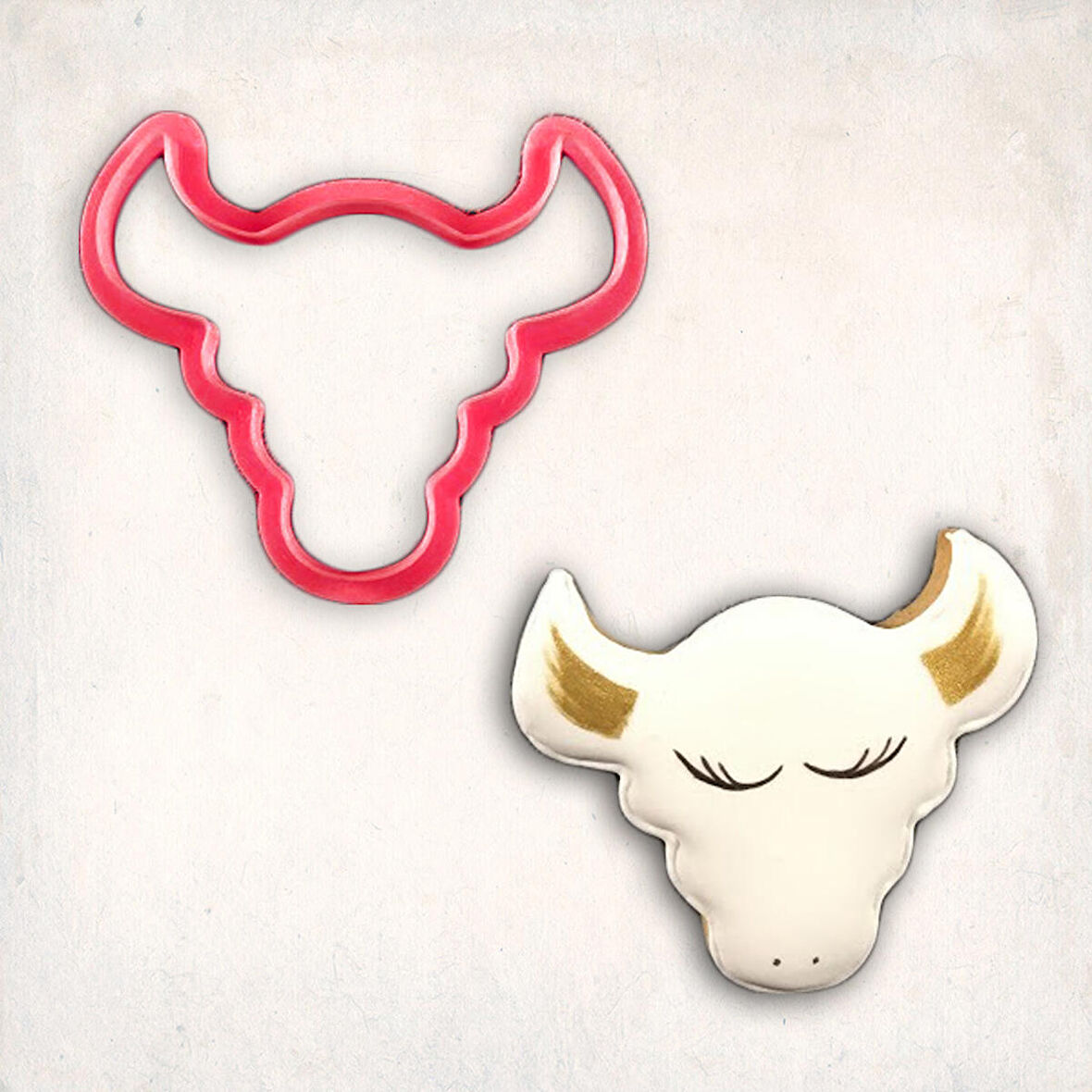 Boğa Kurabiye Kalıbı Şekillendirici Kopat