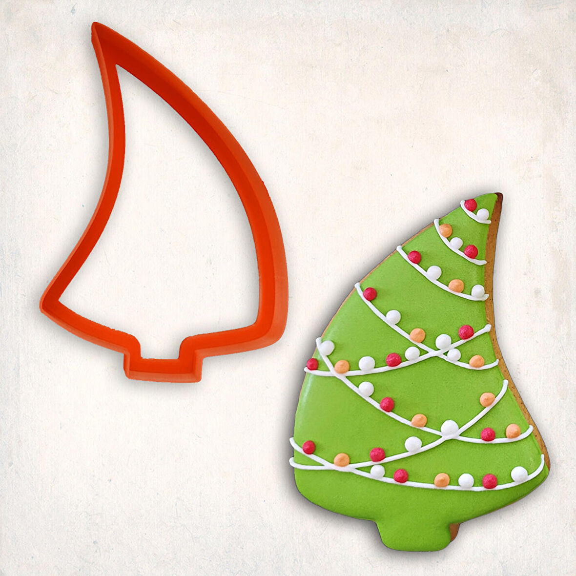 Çam Eğik Kurabiye Kalıbı Şekillendirici Kopat