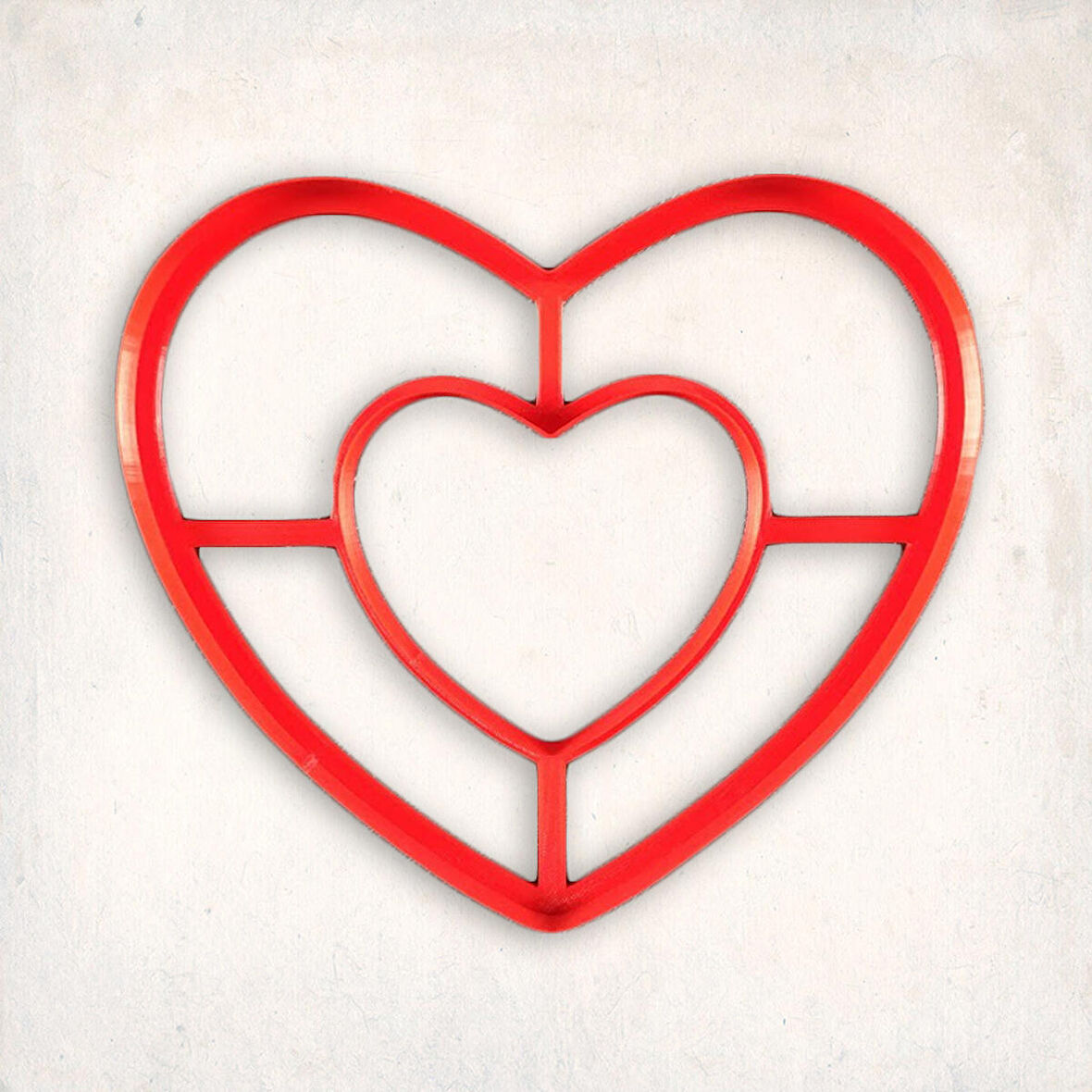 Kalp Kek Kurabiye Kalıbı Şekillendirici Kopat 15 cm