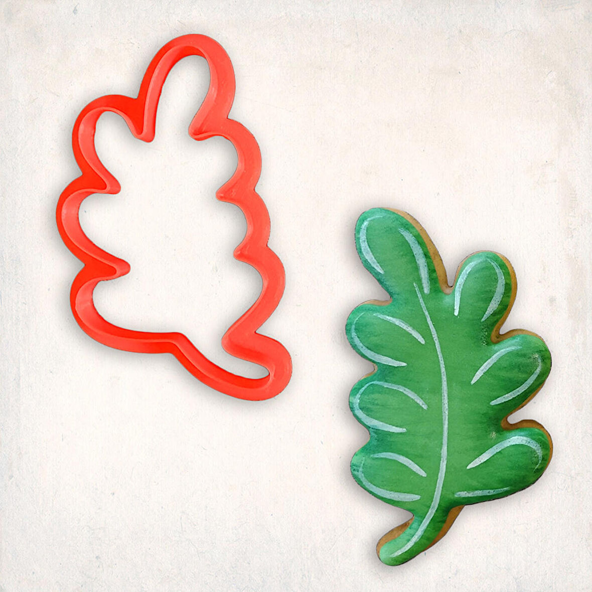 Meşe Yaprak-1 Kurabiye Kalıbı Şekillendirici Kopat