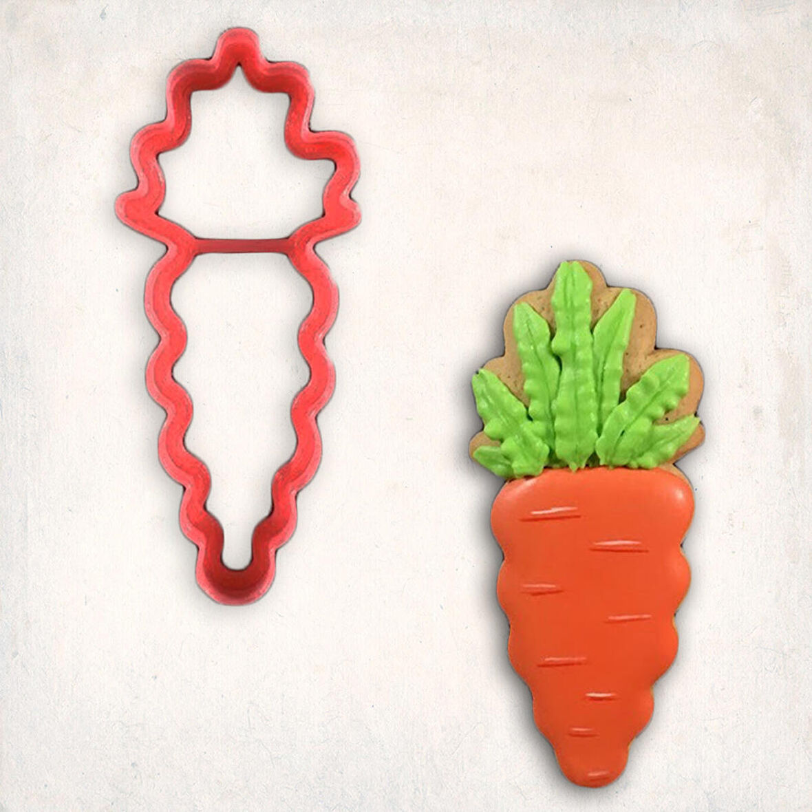 Havuç-1 Kurabiye Kalıbı Şekillendirici Kopat