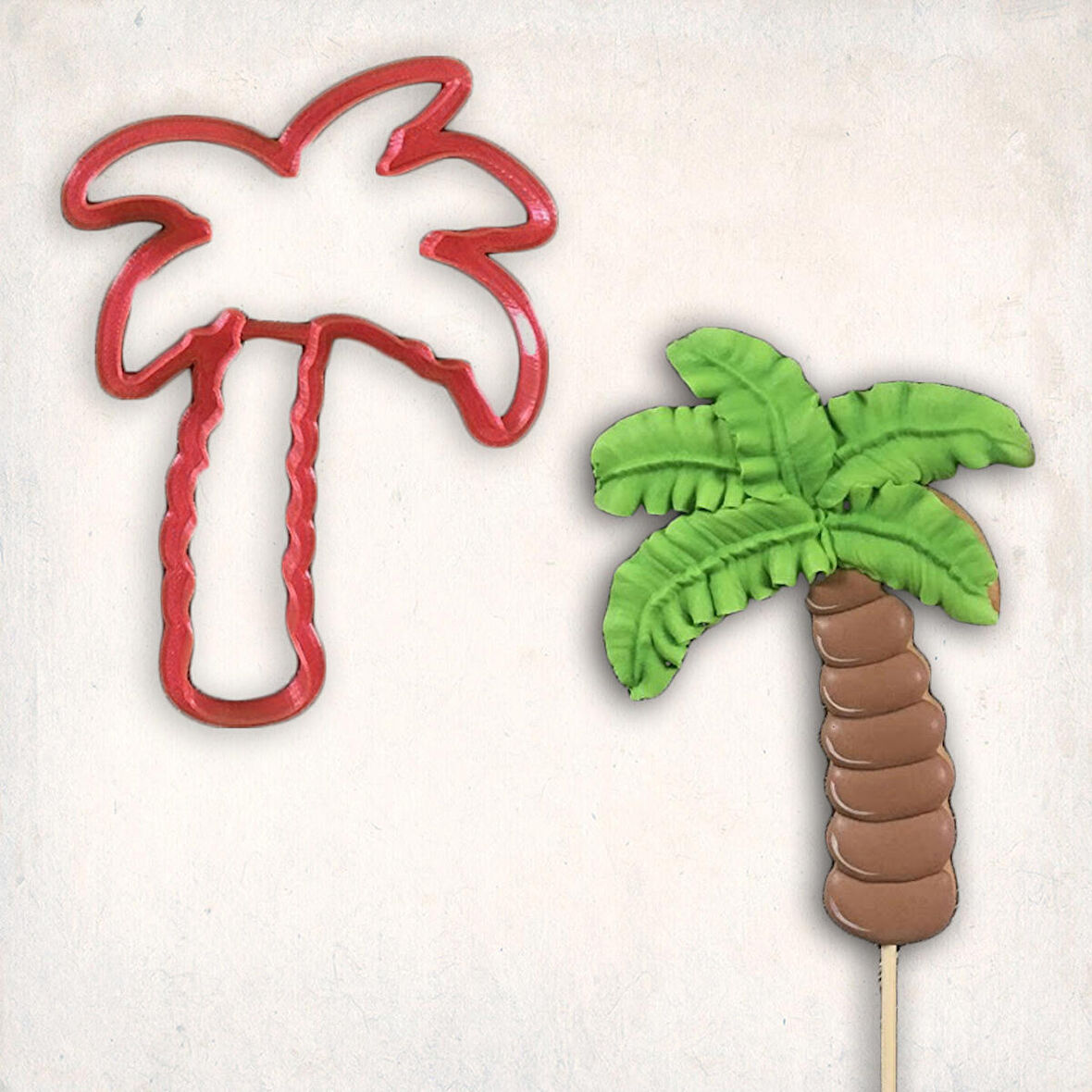 Palmiye-1 Kurabiye Kalıbı Şekillendirici Kopat