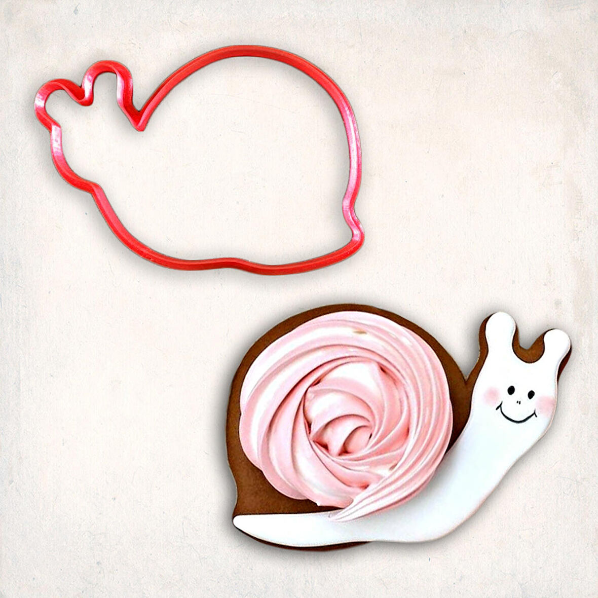 Salyangoz Kurabiye Kalıbı Şekillendirici Kopat