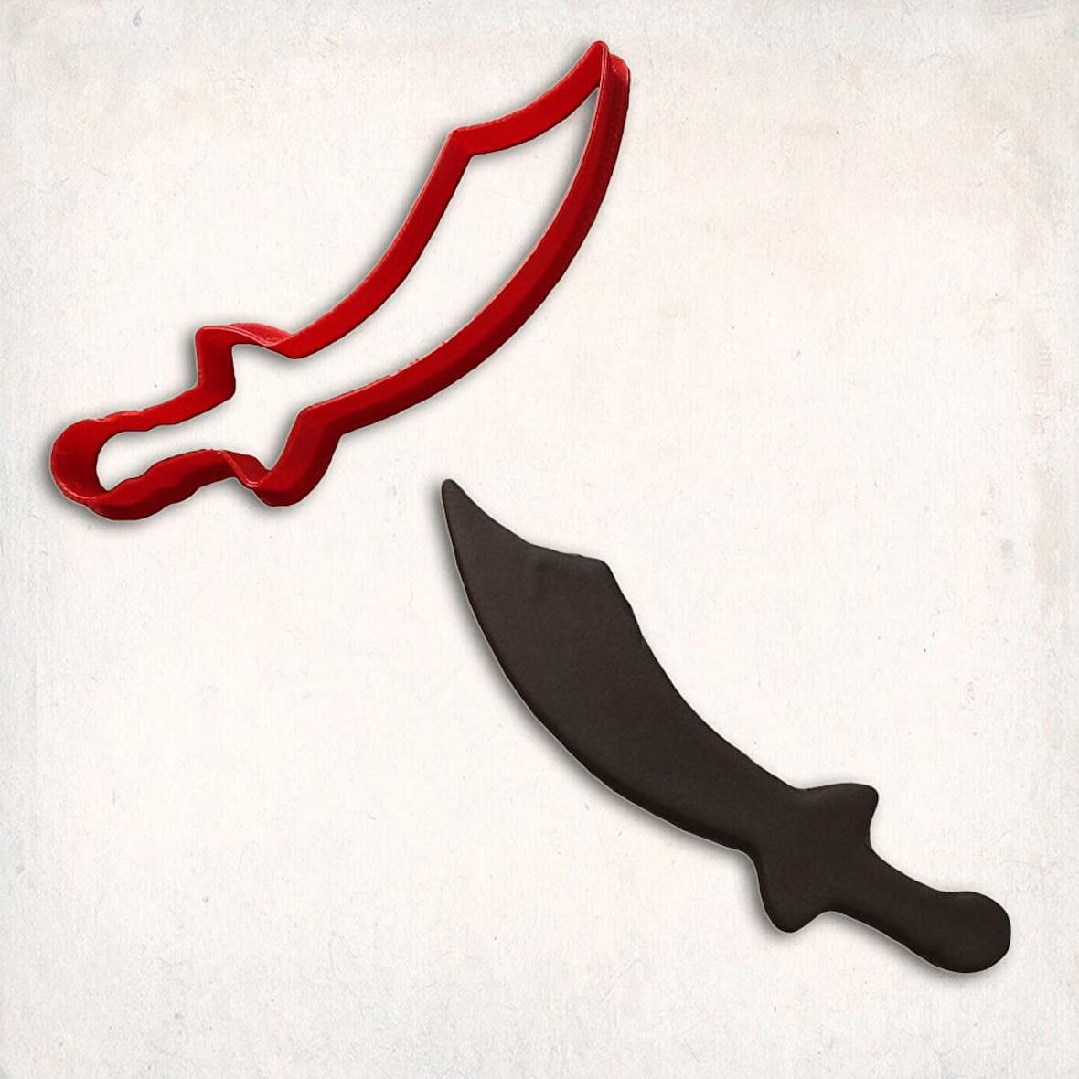 Korsan Kılıcı Kurabiye Kalıbı Şekillendirici Kopat